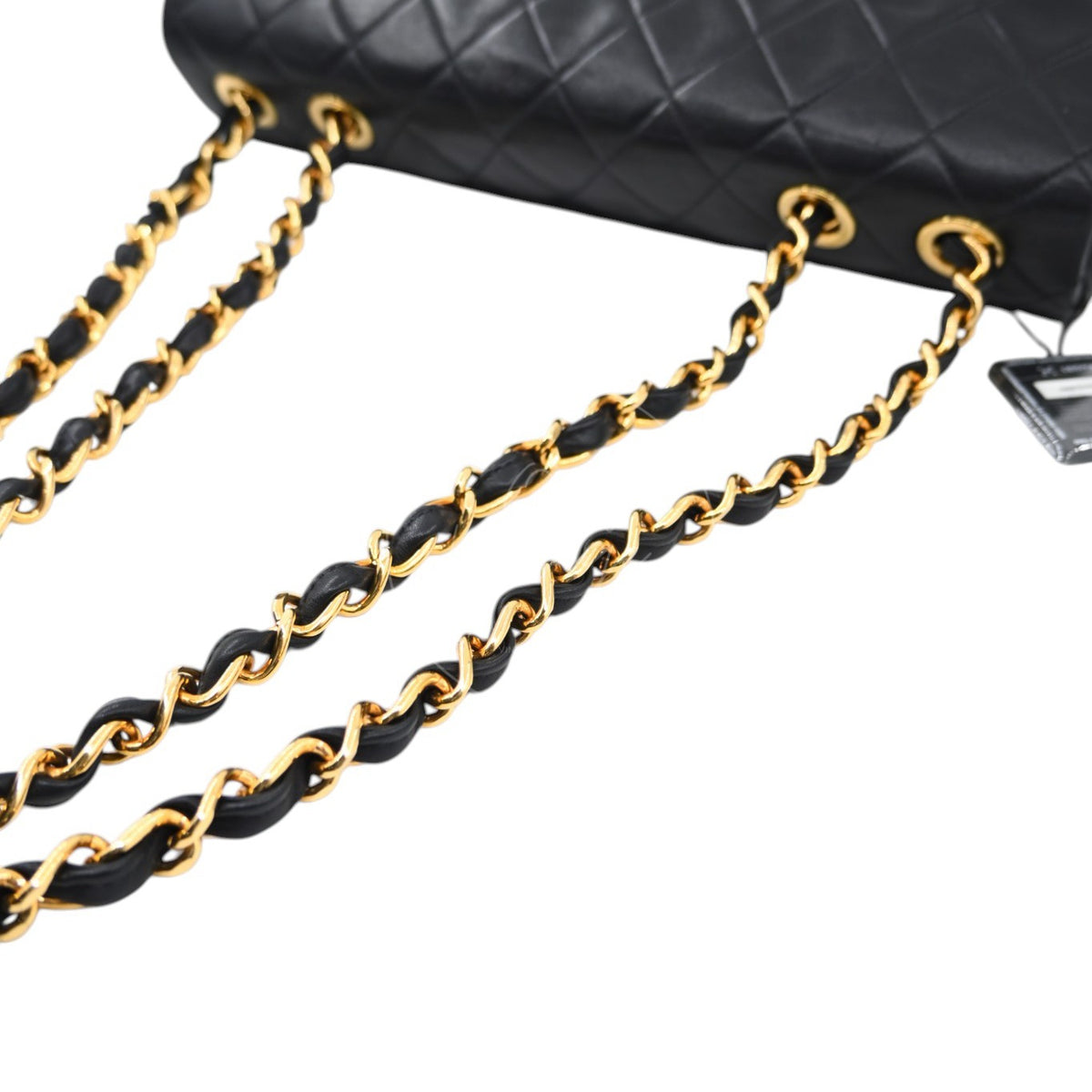 Chanel Maxi Flap Bag 34 Quilted Lambskin Black GHW Series 3