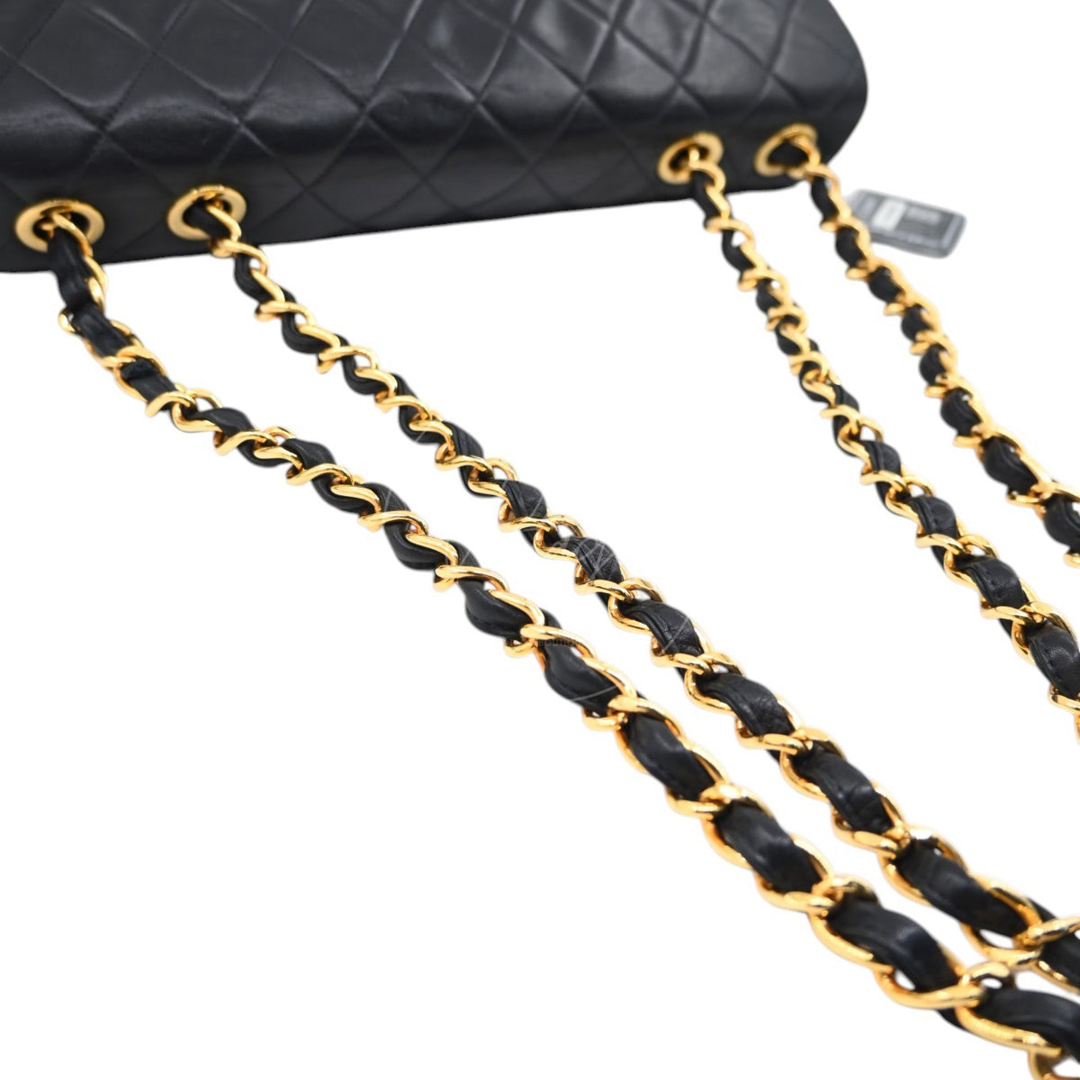 Chanel Maxi Flap Bag 34 Quilted Lambskin Black GHW Series 3