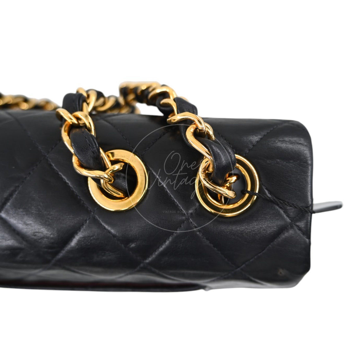 Chanel Maxi Flap Bag 34 Quilted Lambskin Black GHW Series 3