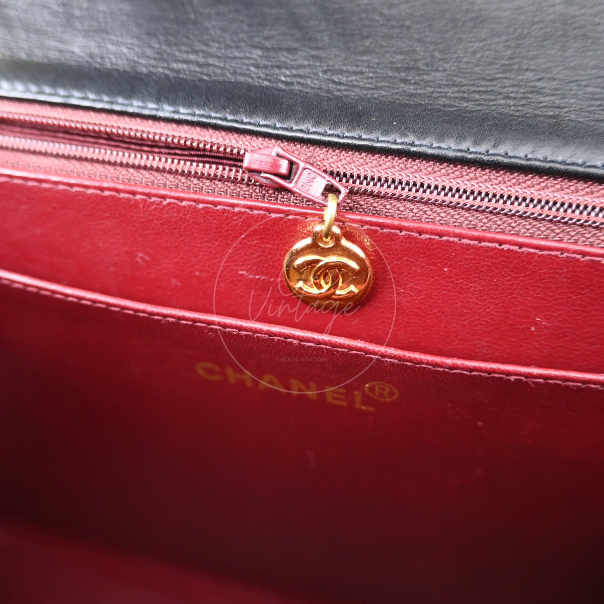 Chanel Maxi Flap Bag 34 Quilted Lambskin Black GHW Series 3