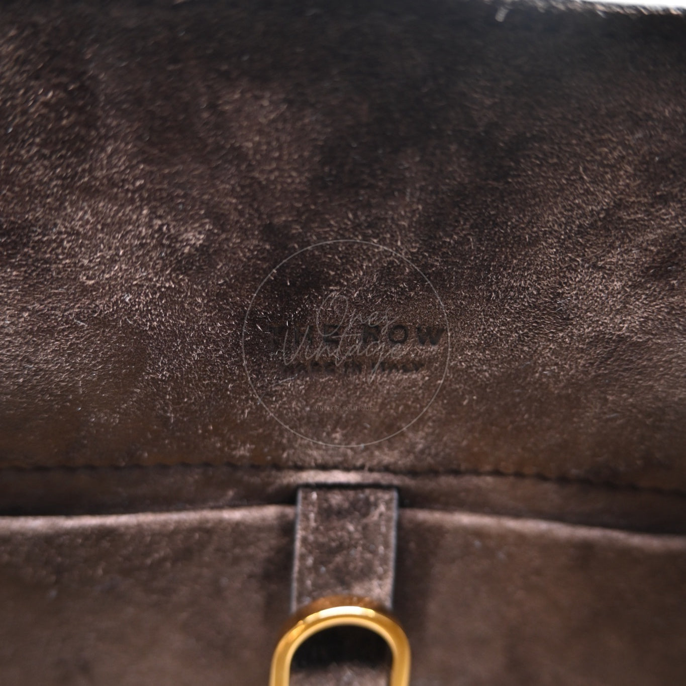 [Unused] The Row Suede Soft Margaux 10 Mocha Bag
