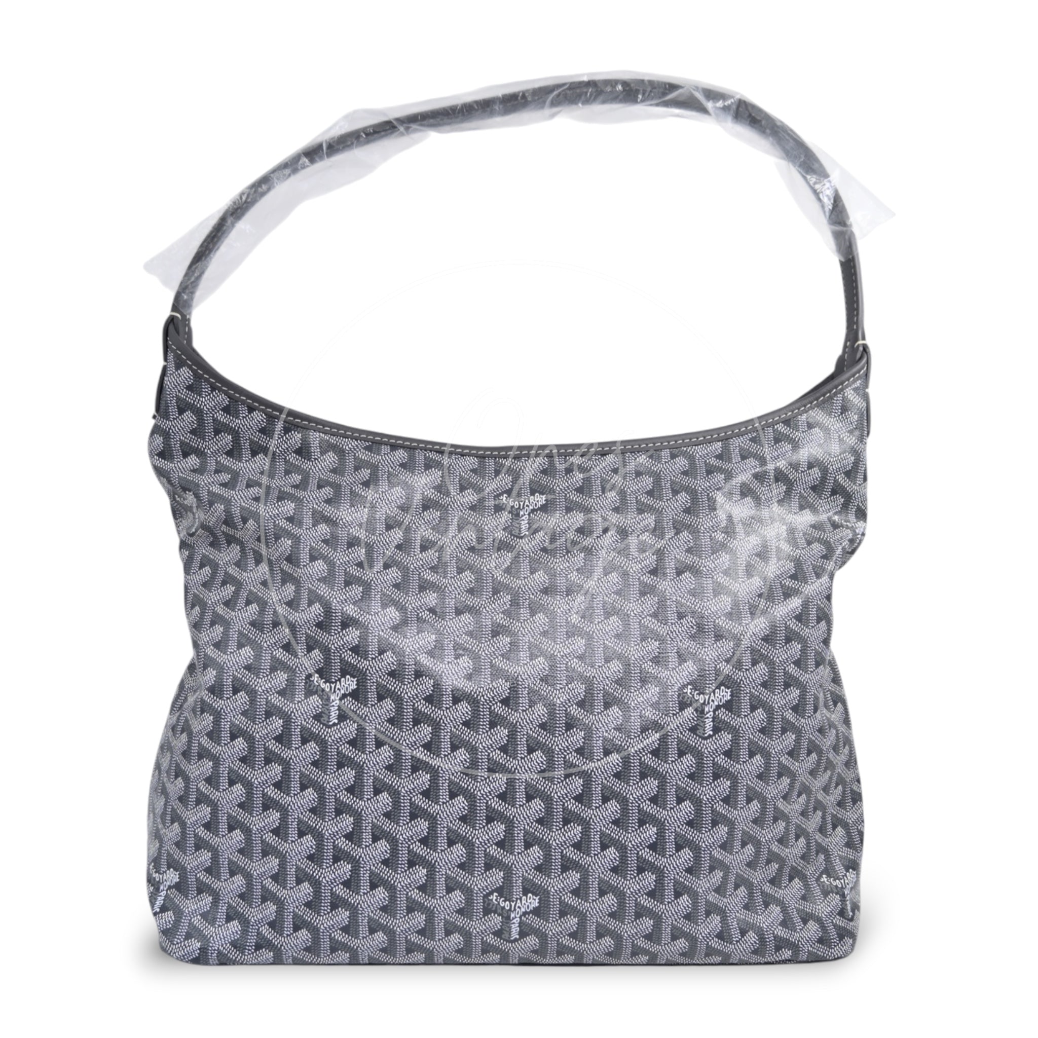 Goyard Bohème Canvas Hobo Bag SHW Grey LME-020252