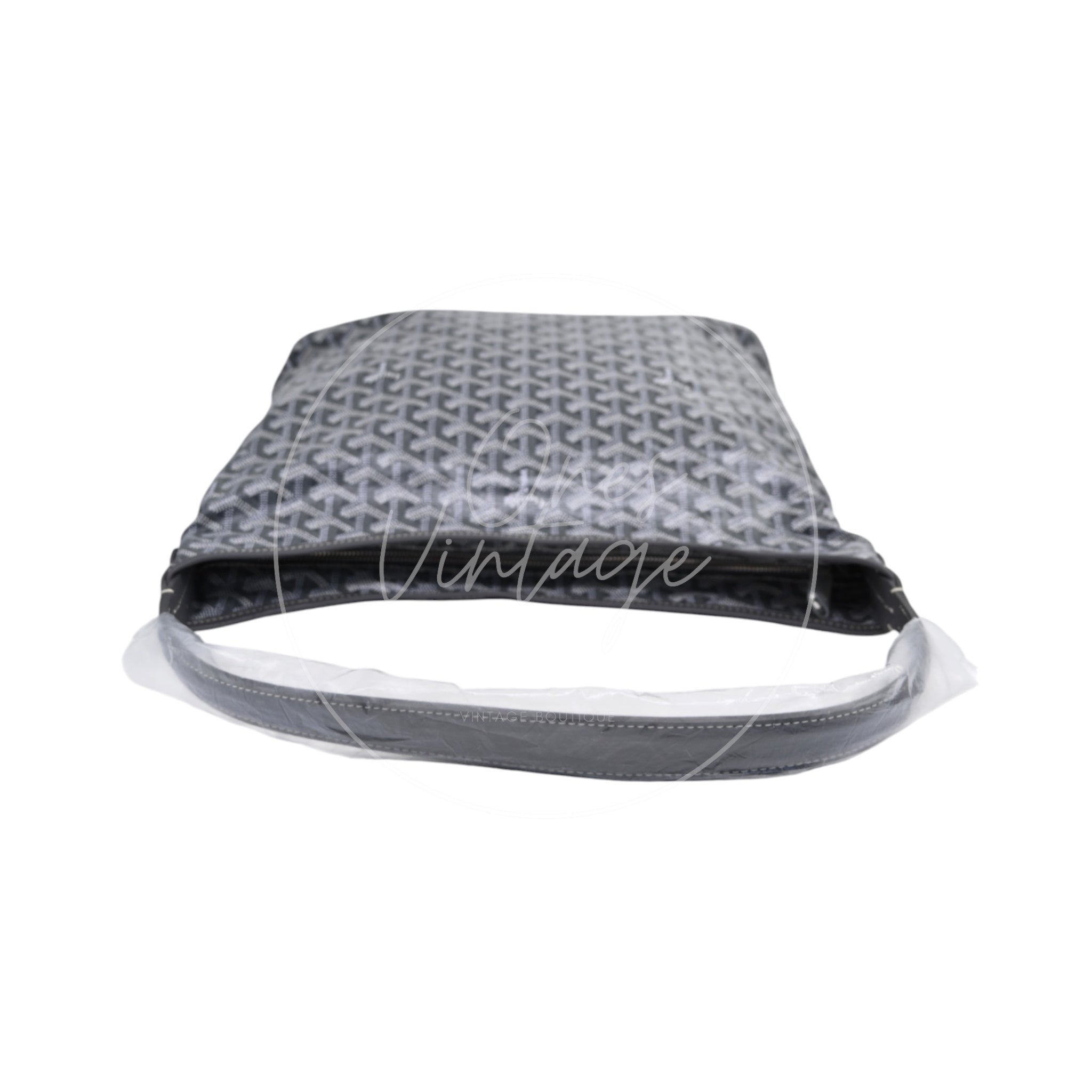 Goyard Bohème Canvas Hobo Bag SHW Grey LME-020252