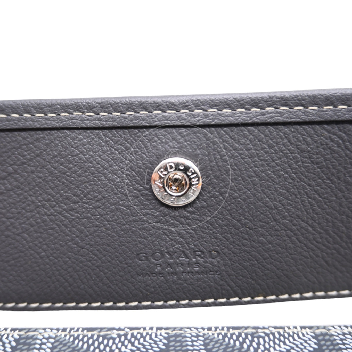 Goyard Bohème Canvas Hobo Bag SHW Grey LME-020252