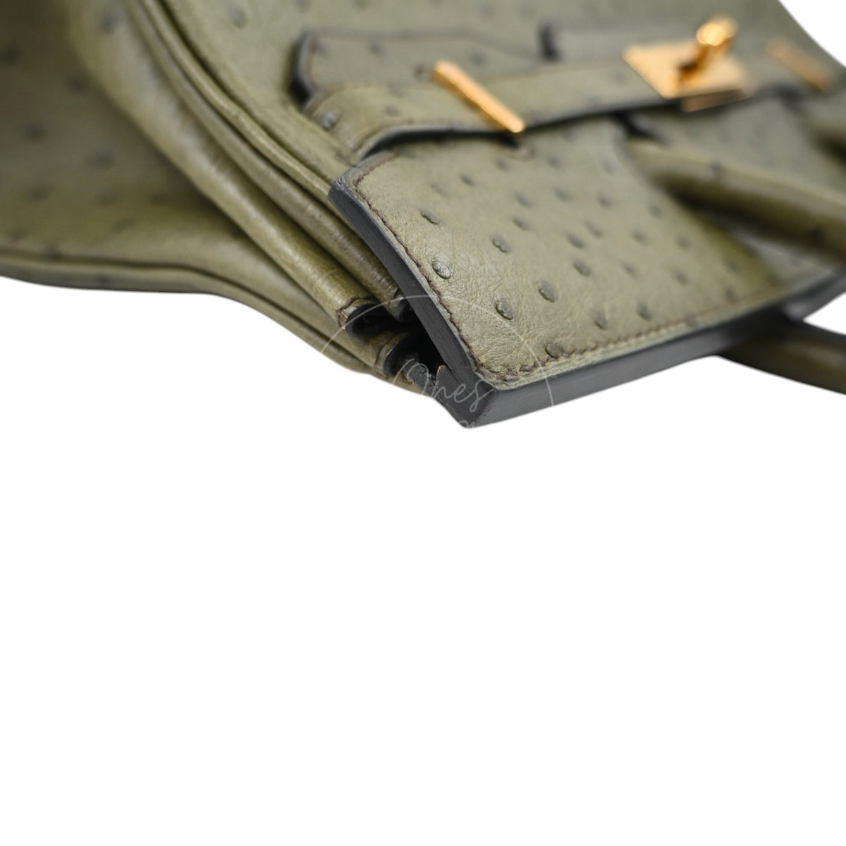 Hermes HAC Birkin 32 Ostrich GHW Olive Circle X