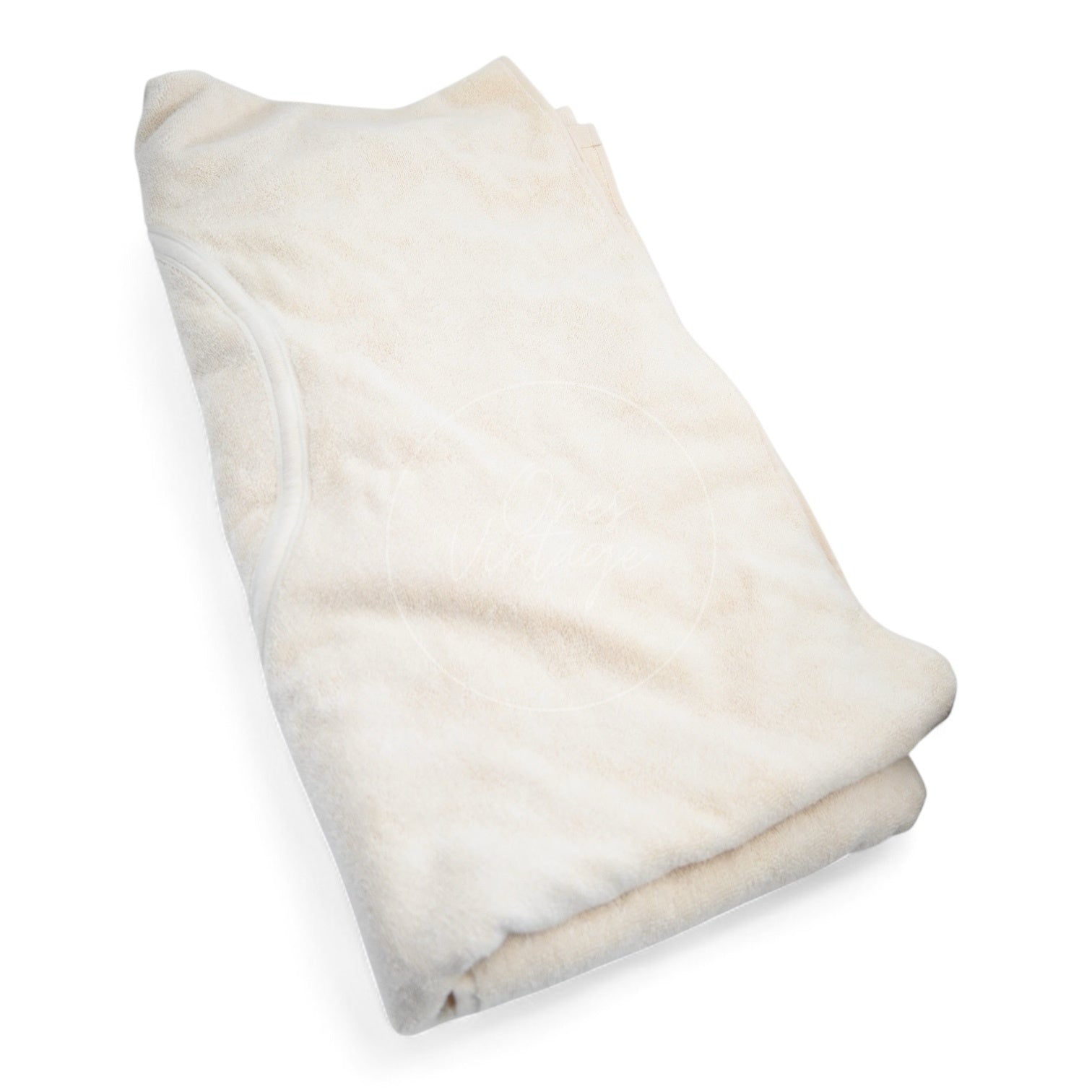 [Pre-owned] Chanel Towel Cotton Ivory Shoulder Bag