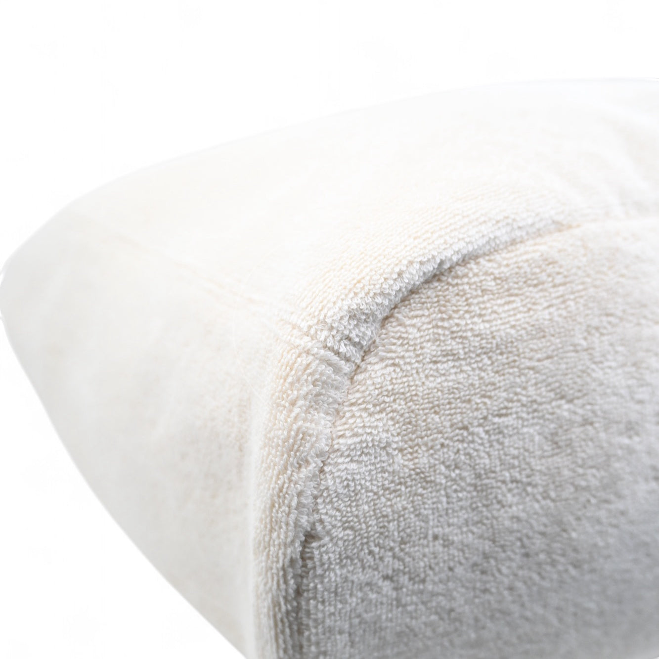 [Pre-owned] Chanel Towel Cotton Ivory Shoulder Bag