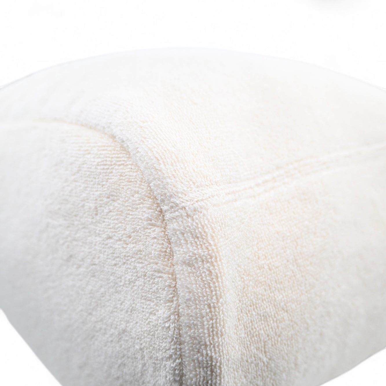 [Pre-owned] Chanel Towel Cotton Ivory Shoulder Bag