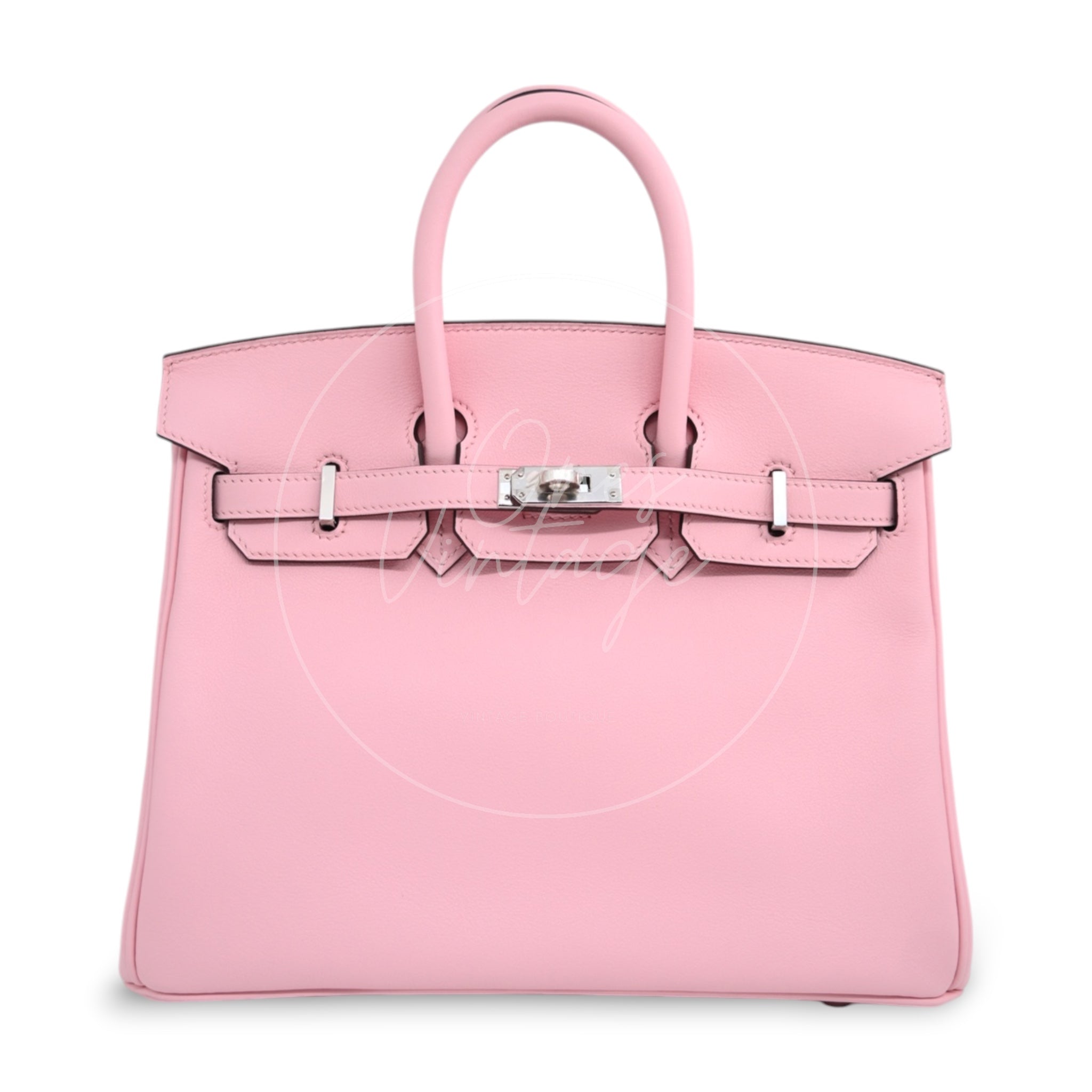 [Unused] Hermes Birkin 25 Swift 3Q Sakura Pink Stamp D