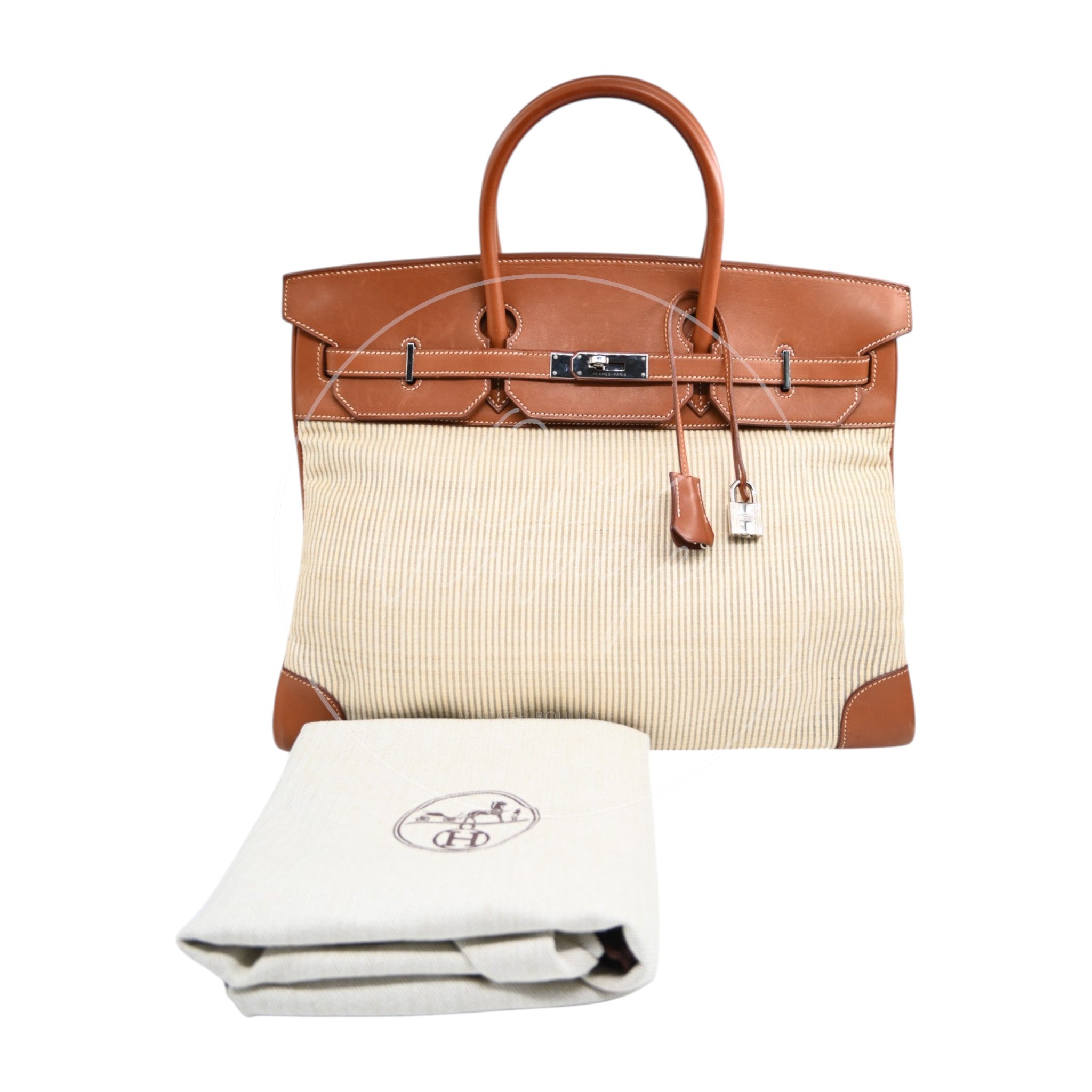 [Pre-owned] Hermes Birkin 40 Barenia with Ponyhair