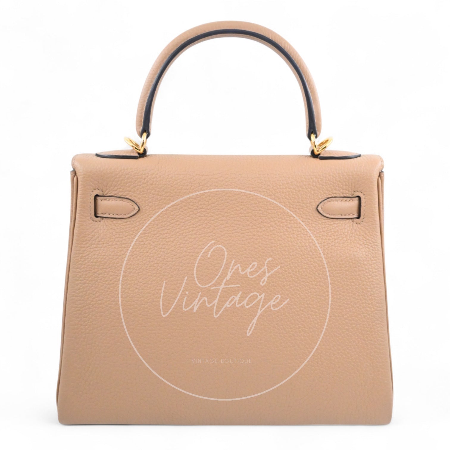 [Unused] Hermes Kelly 25 Chai Togo GHW STamp U