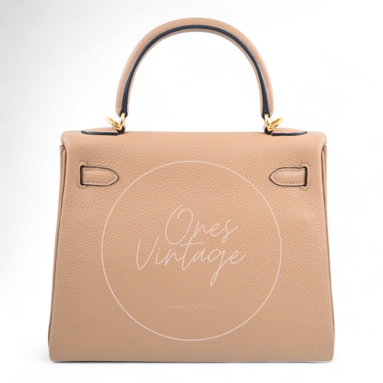 [Unused] Hermes Kelly 25 Chai Togo GHW STamp U