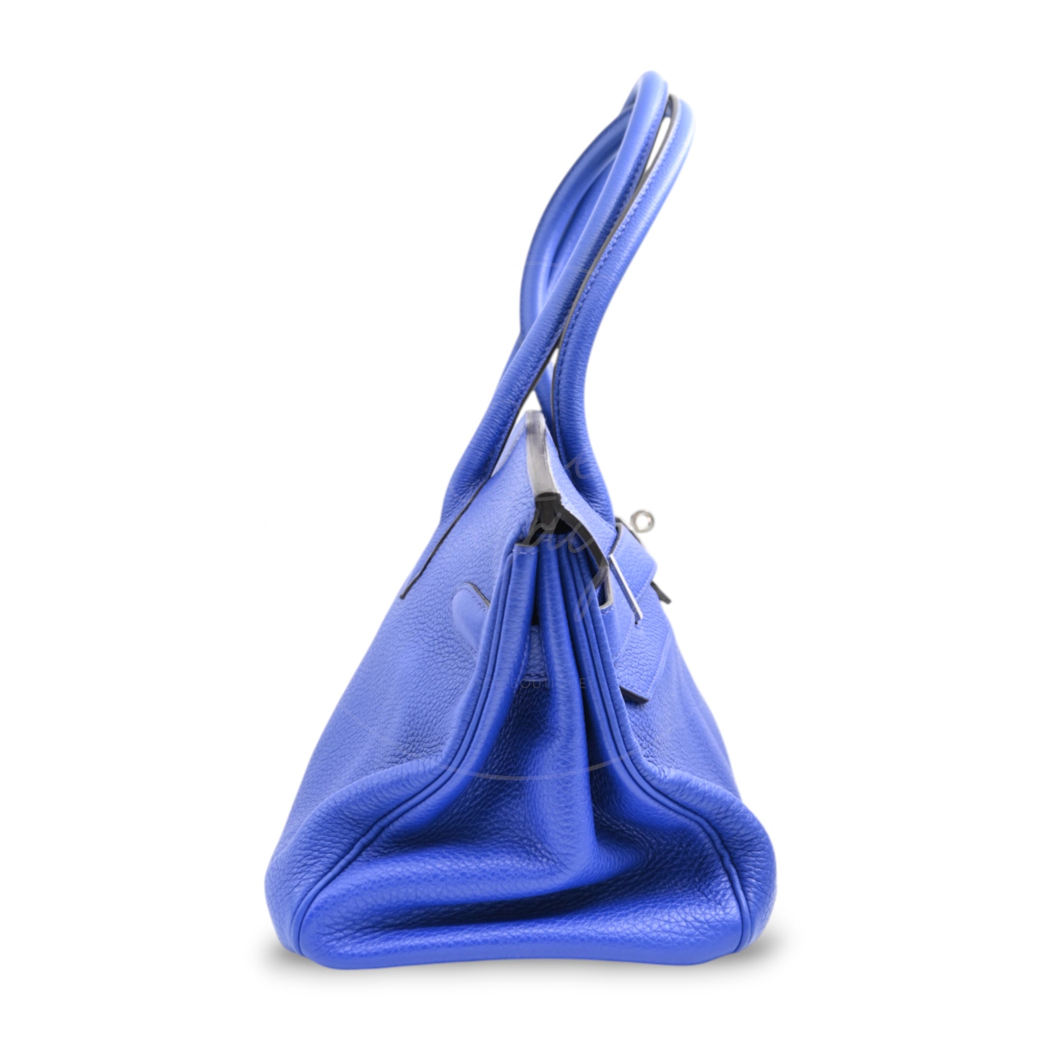 [Pre-owned] Hermes Birkin Shoulder Electronic Blue PHW