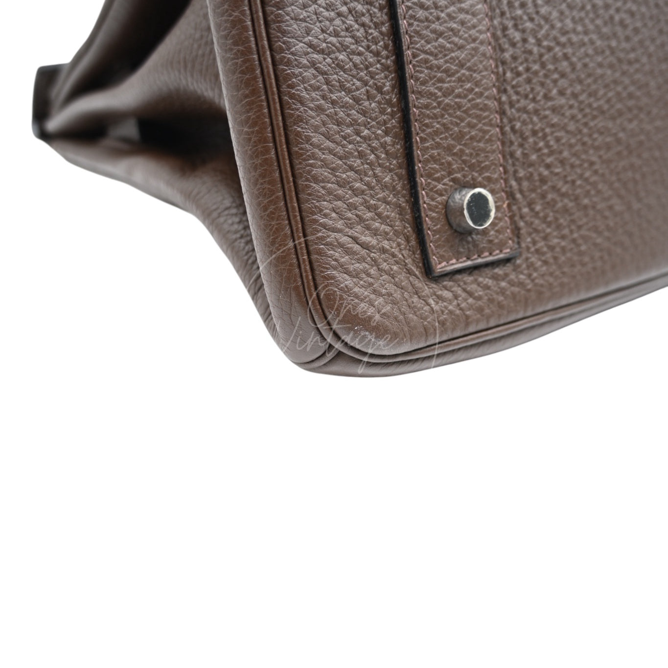[Pre-owned] Hermes Shoulder 42 Brikin Ebene Handbag