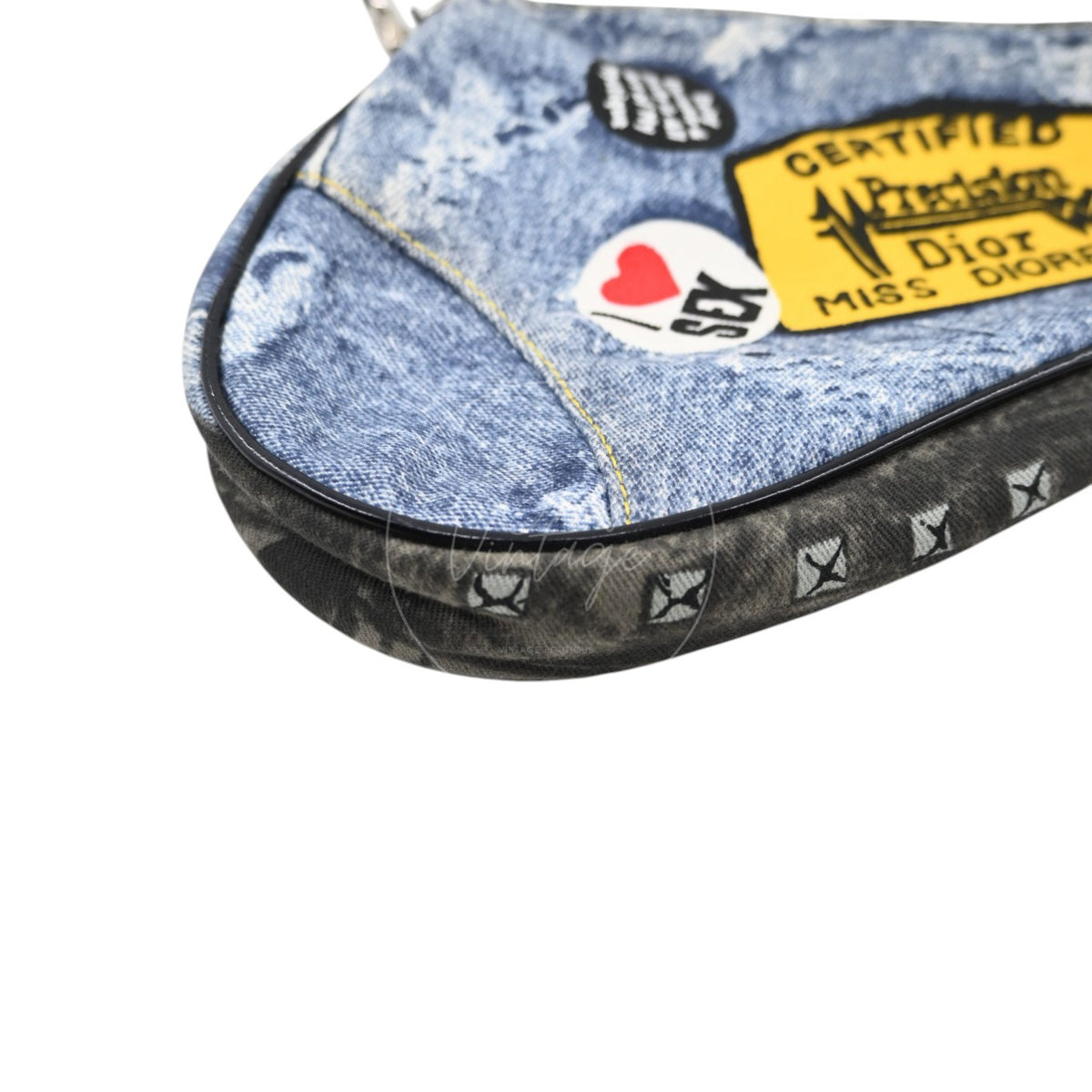 Christian Dior Denim Saddle Bag 2001