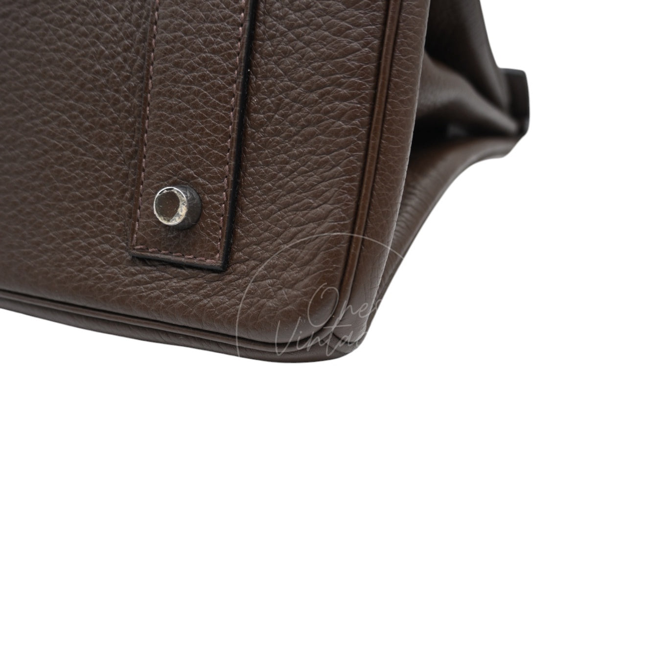 [Pre-owned] Hermes Shoulder 42 Brikin Ebene Handbag