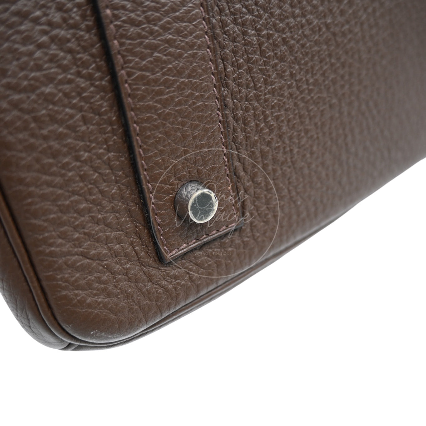 [Pre-owned] Hermes Shoulder 42 Brikin Ebene Handbag