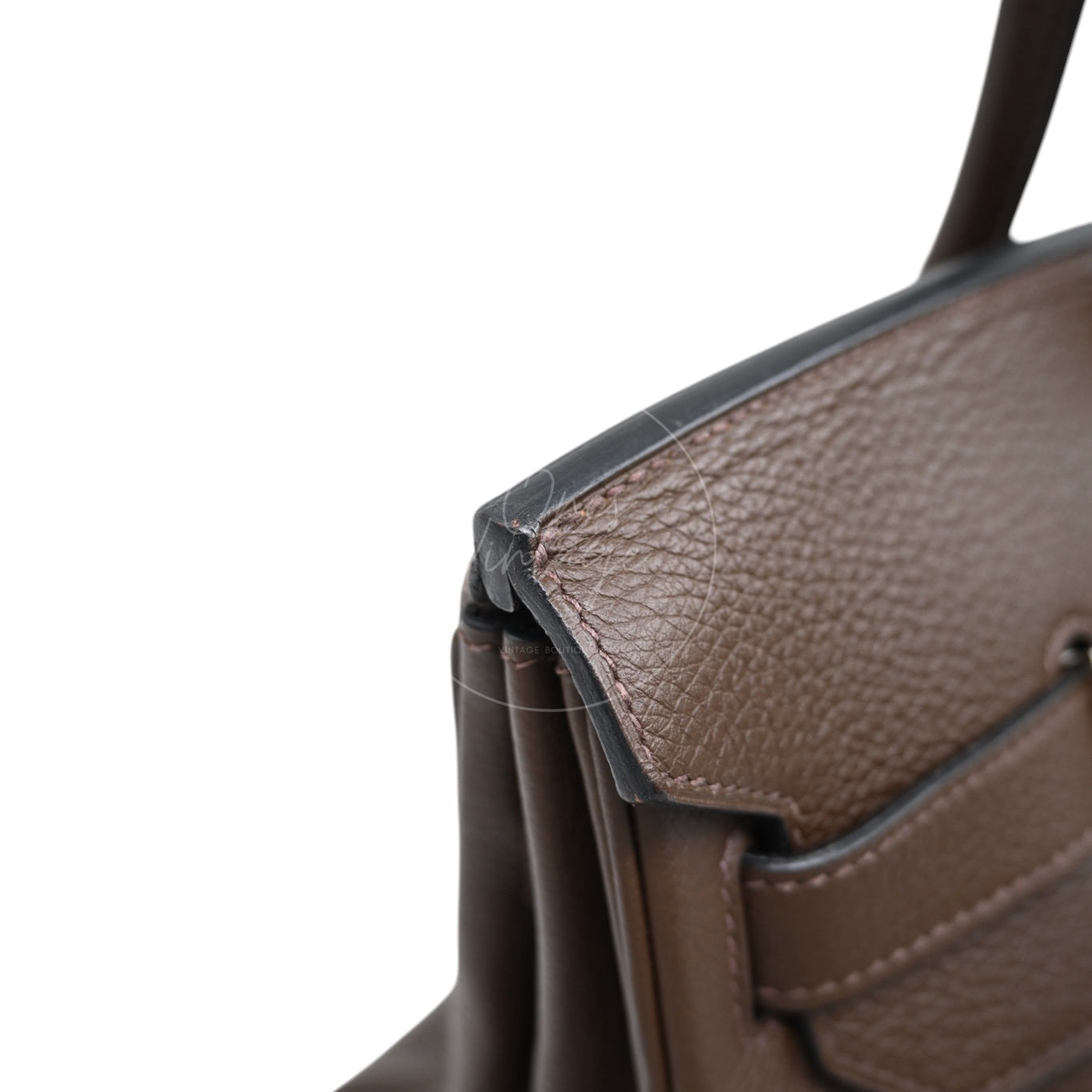 [Pre-owned] Hermes Shoulder 42 Brikin Ebene Handbag