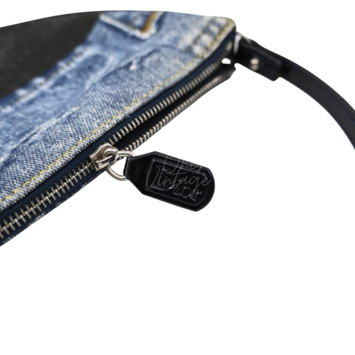 Christian Dior Denim Saddle Bag 2001