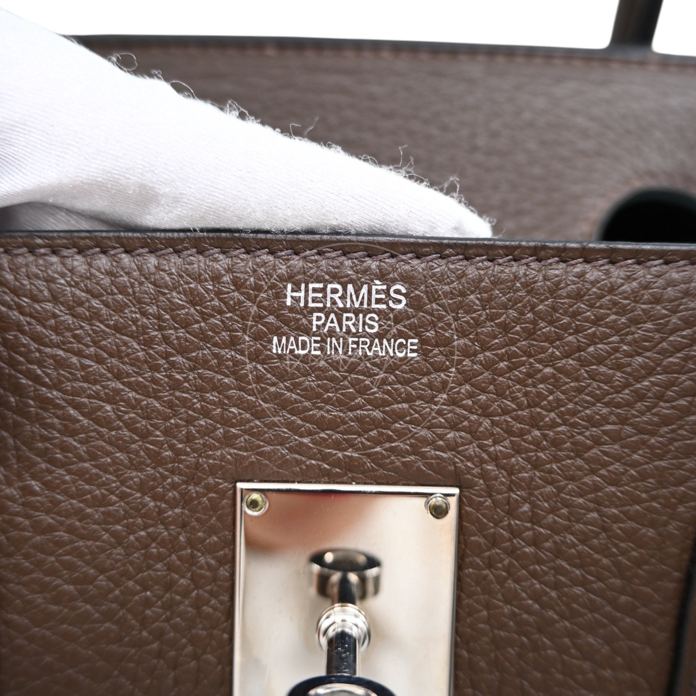 [Pre-owned] Hermes Shoulder 42 Brikin Ebene Handbag