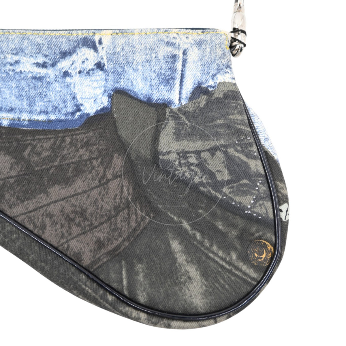 Christian Dior Denim Saddle Bag 2001