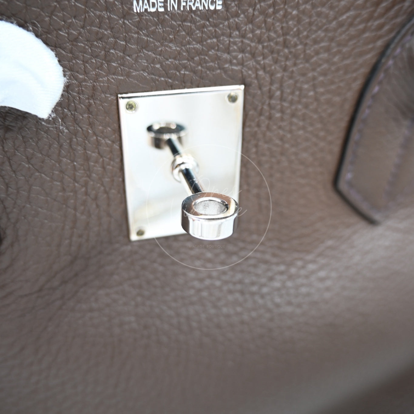 [Pre-owned] Hermes Shoulder 42 Brikin Ebene Handbag