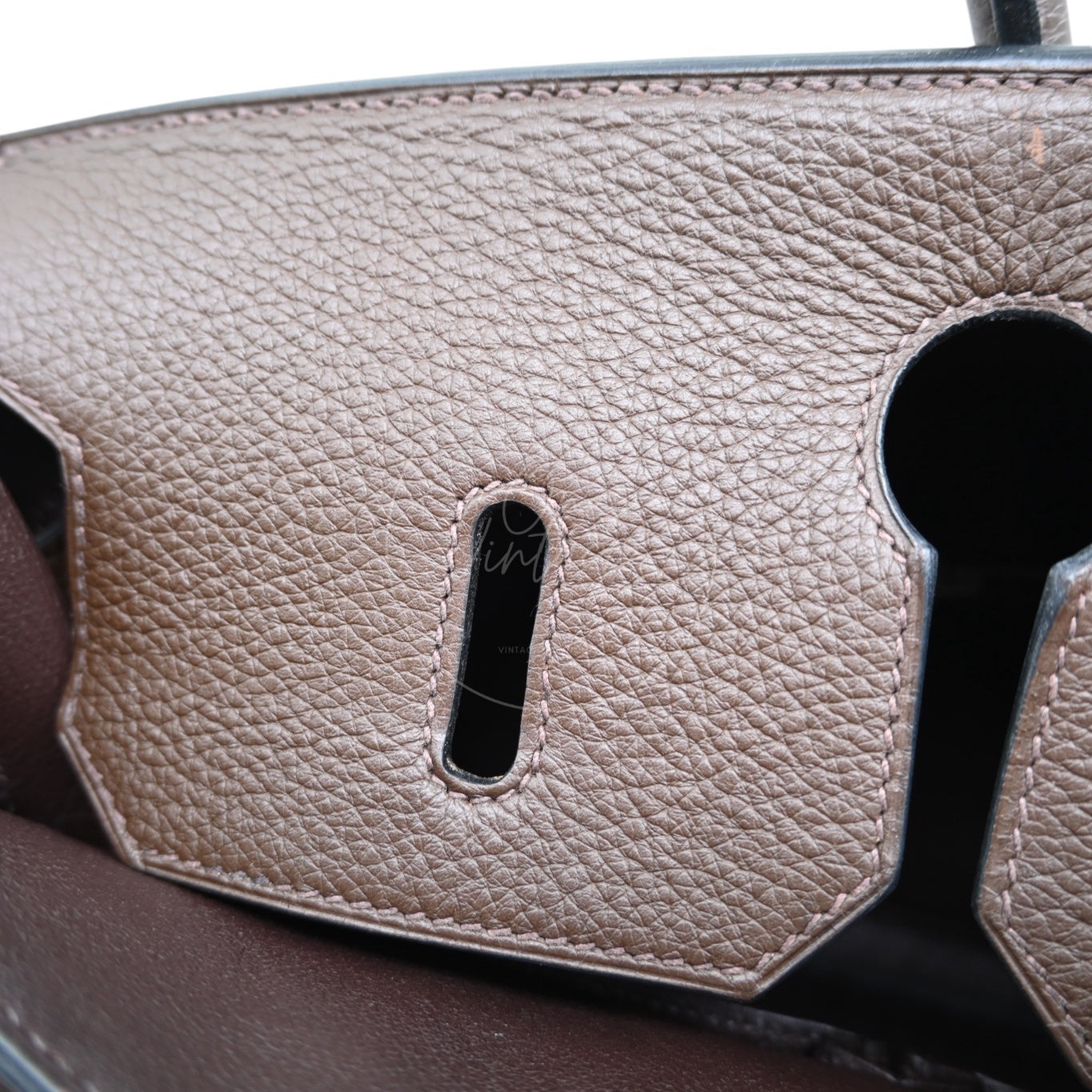 [Pre-owned] Hermes Shoulder 42 Brikin Ebene Handbag