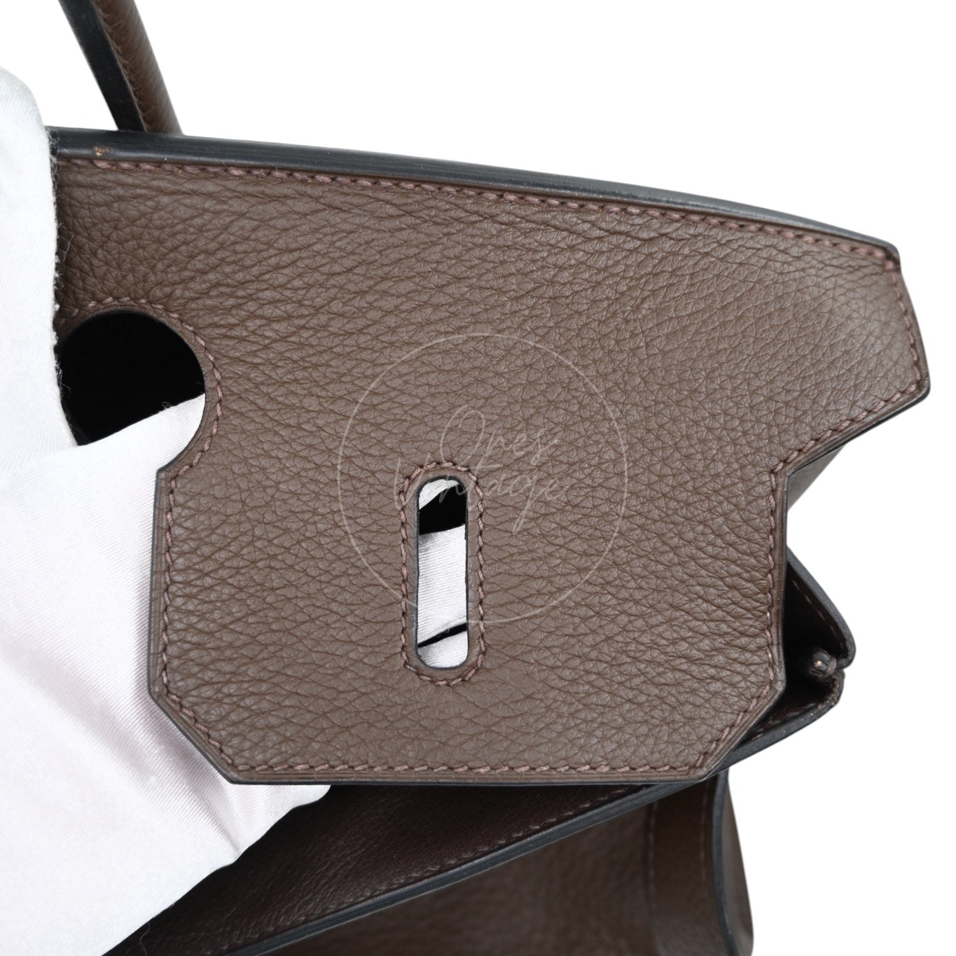 [Pre-owned] Hermes Shoulder 42 Brikin Ebene Handbag