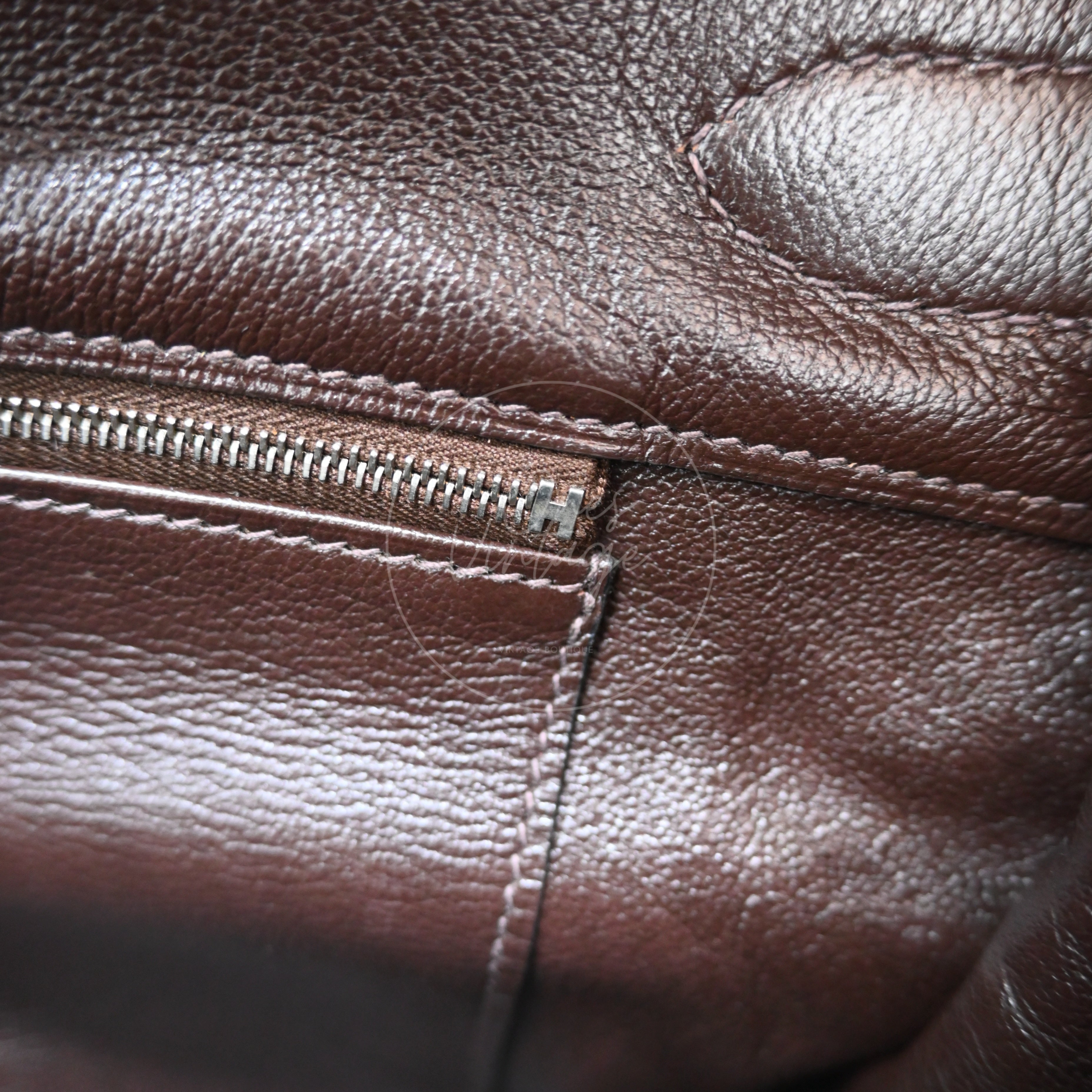 [Pre-owned] Hermes Shoulder 42 Brikin Ebene Handbag