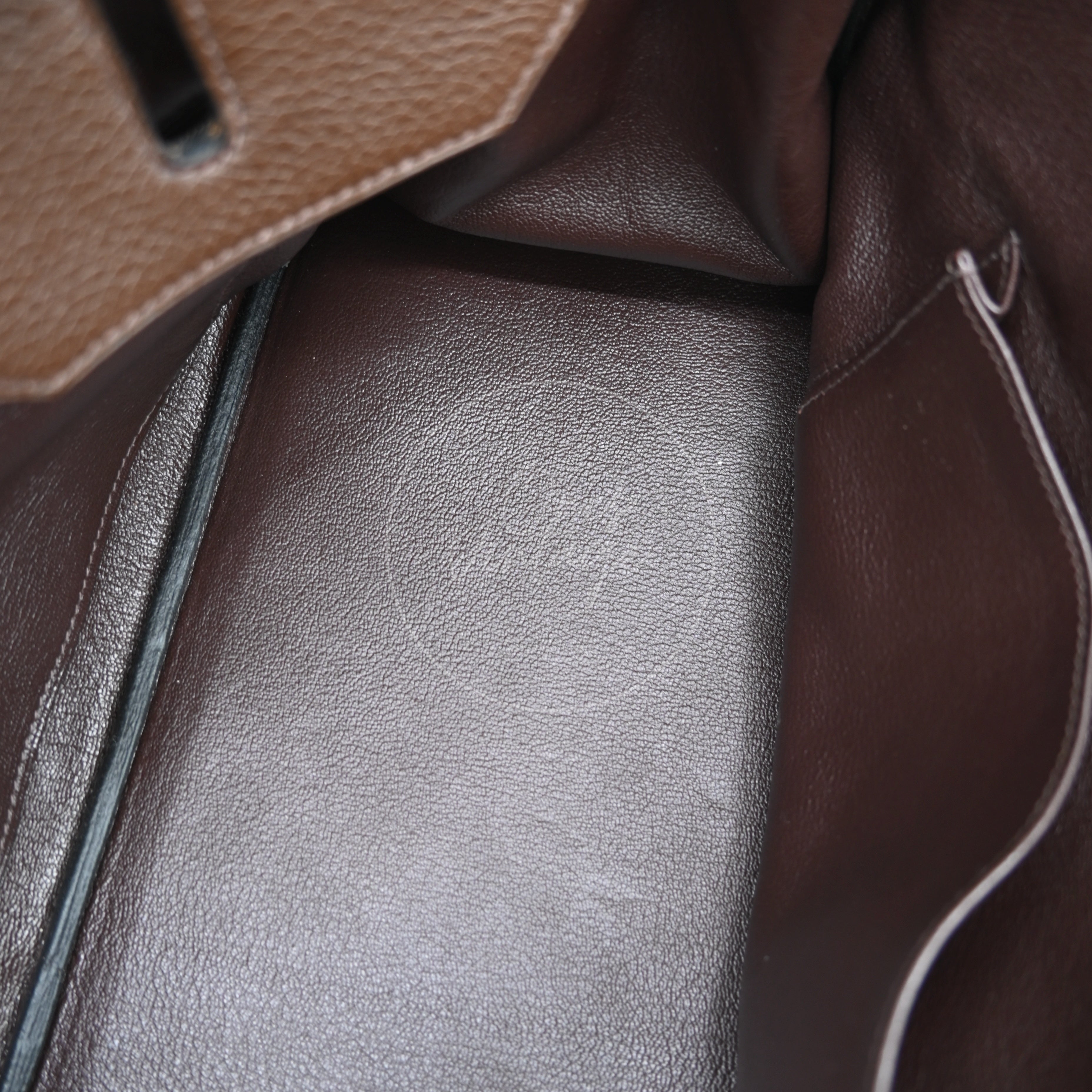 [Pre-owned] Hermes Shoulder 42 Brikin Ebene Handbag
