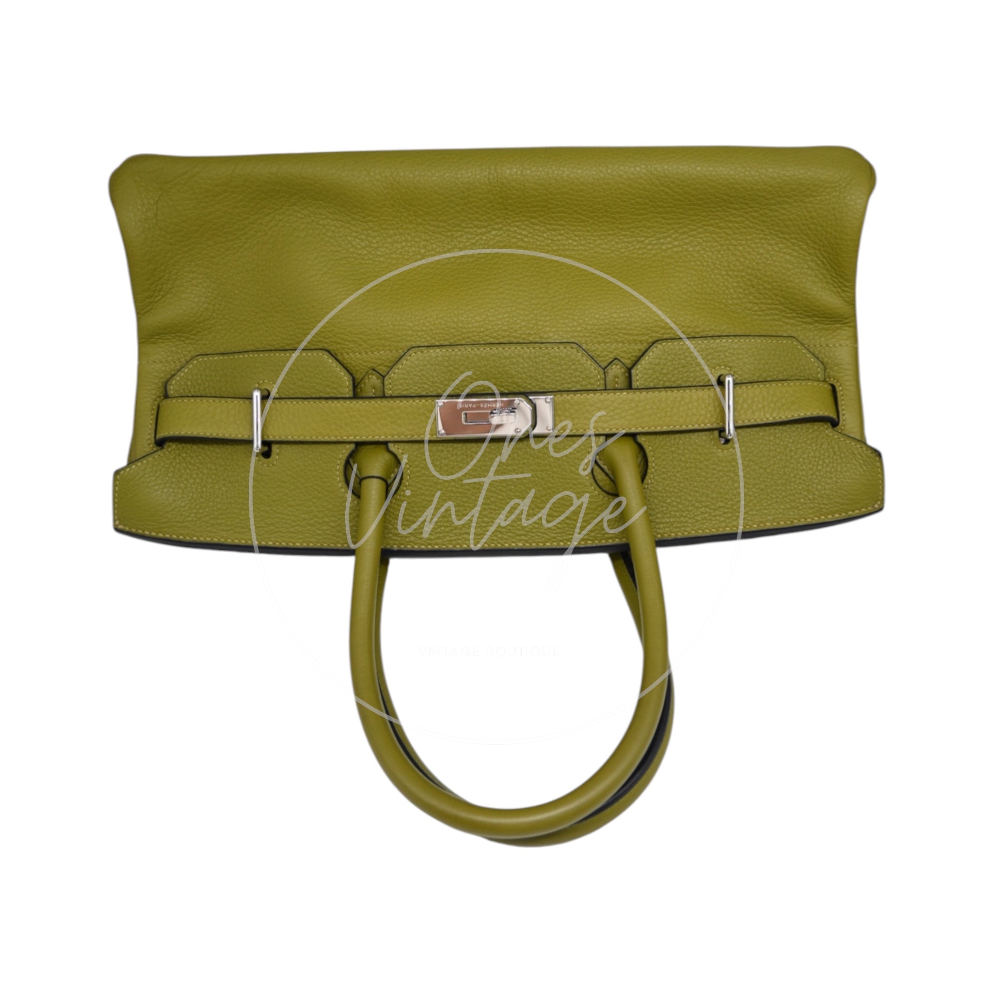 [Pre-owned] Hermes Shoulder Birkin Vert Chartreuse TC PHW