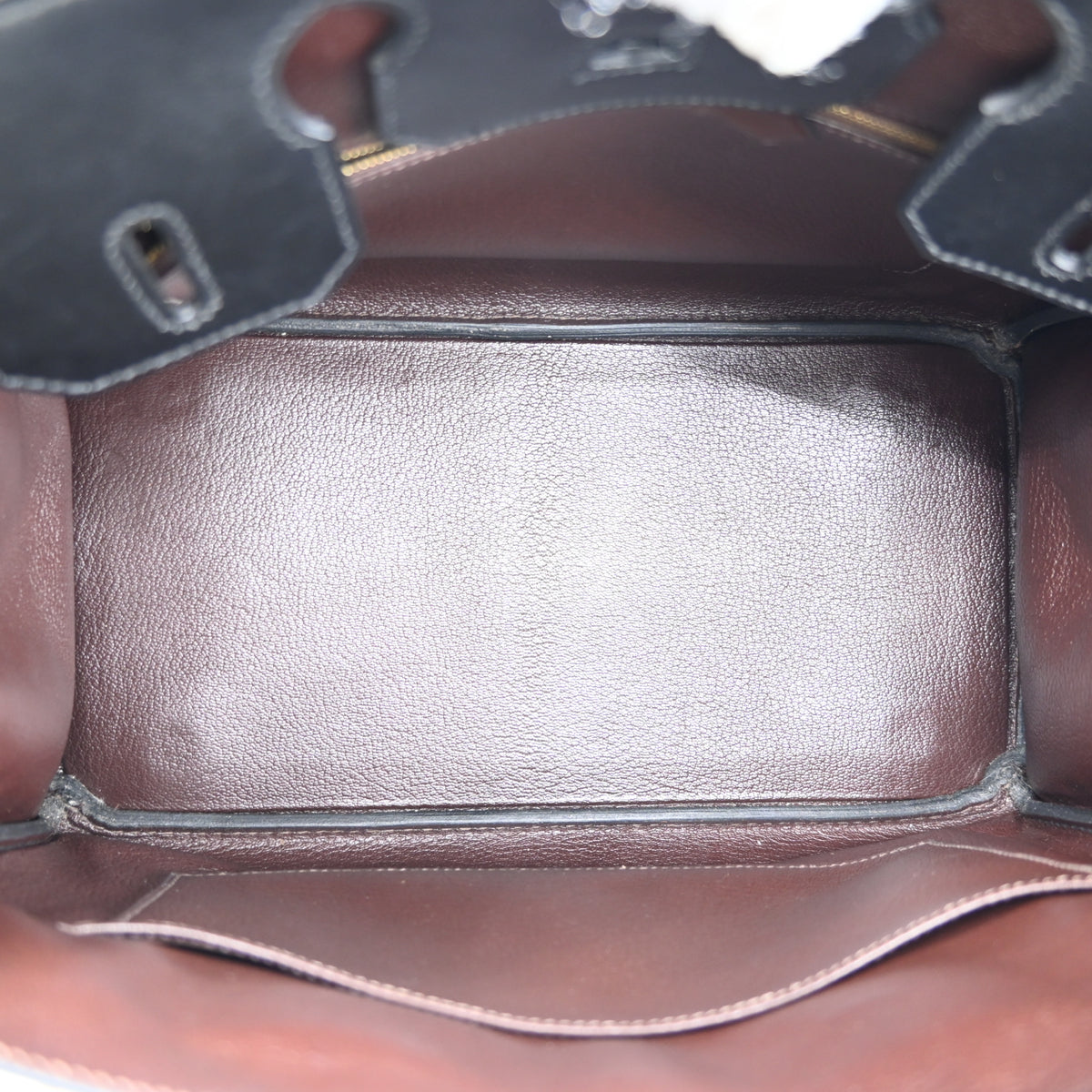 Hermes Birkin 30 Box Leather GHW Ébène and Black Square I