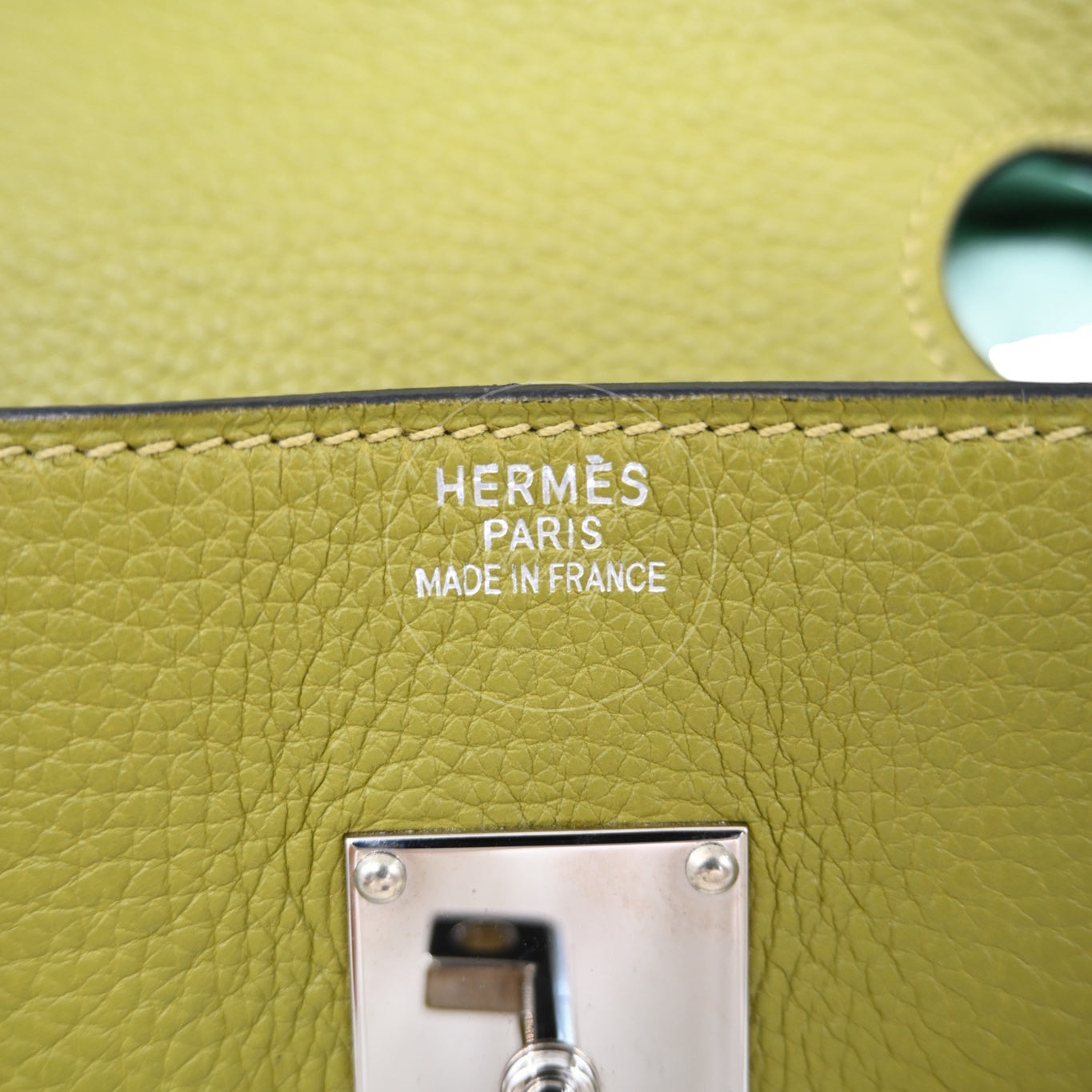 [Pre-owned] Hermes Shoulder Birkin Vert Chartreuse TC PHW