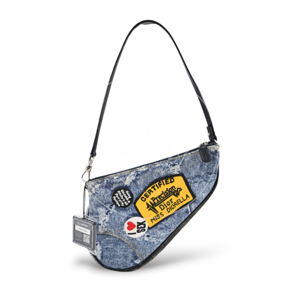 Christian Dior Denim Saddle Bag 2001