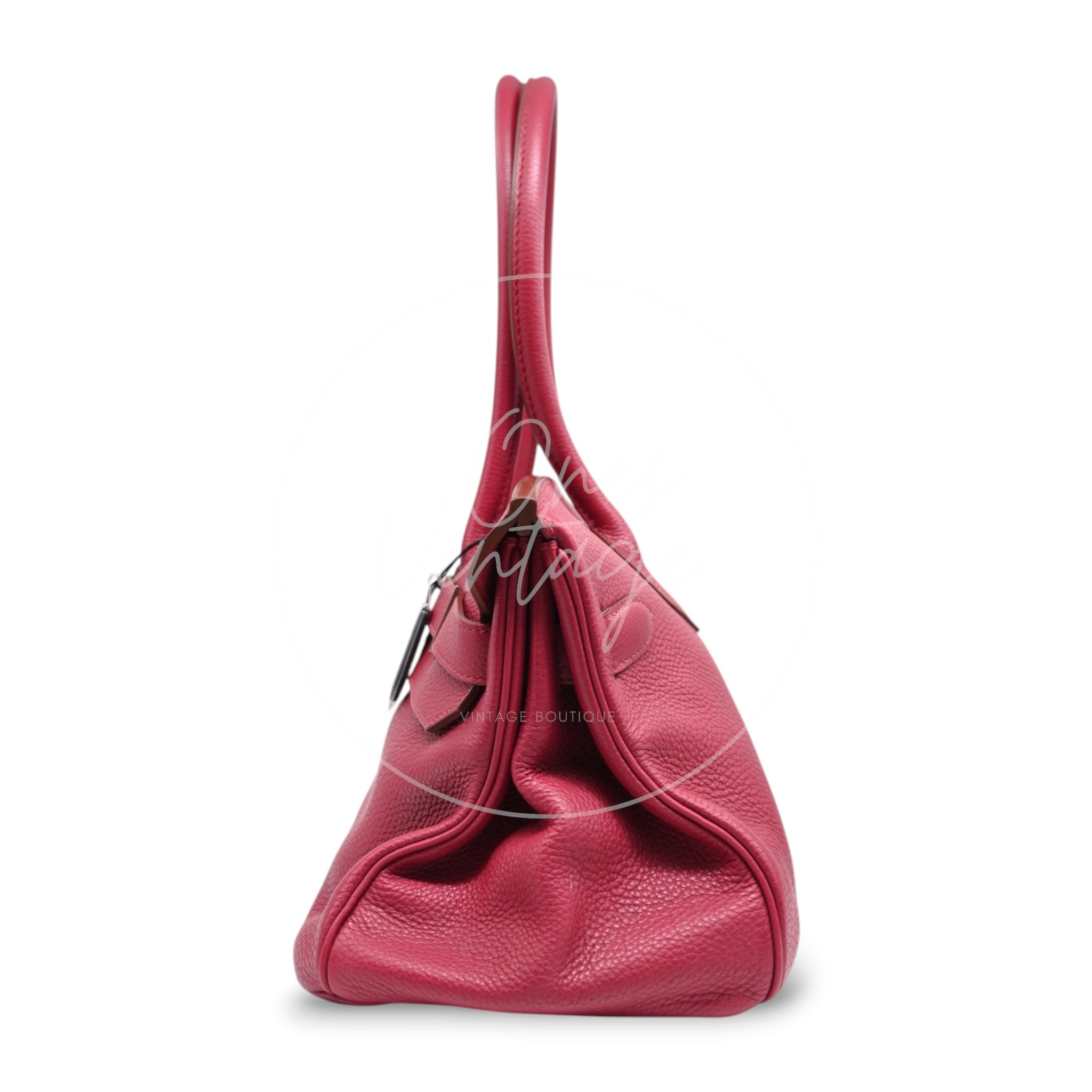 [Pre-owned] Hermès JPG Shoulder Birkin 42 PHW Rubis