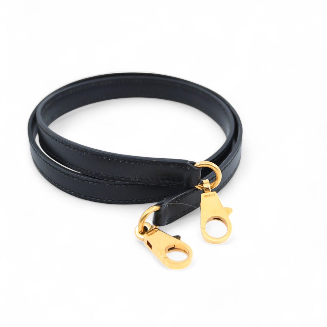[Pre-owned] Hermes Kelly 28 Black Box GHW Stamp Circle Z
