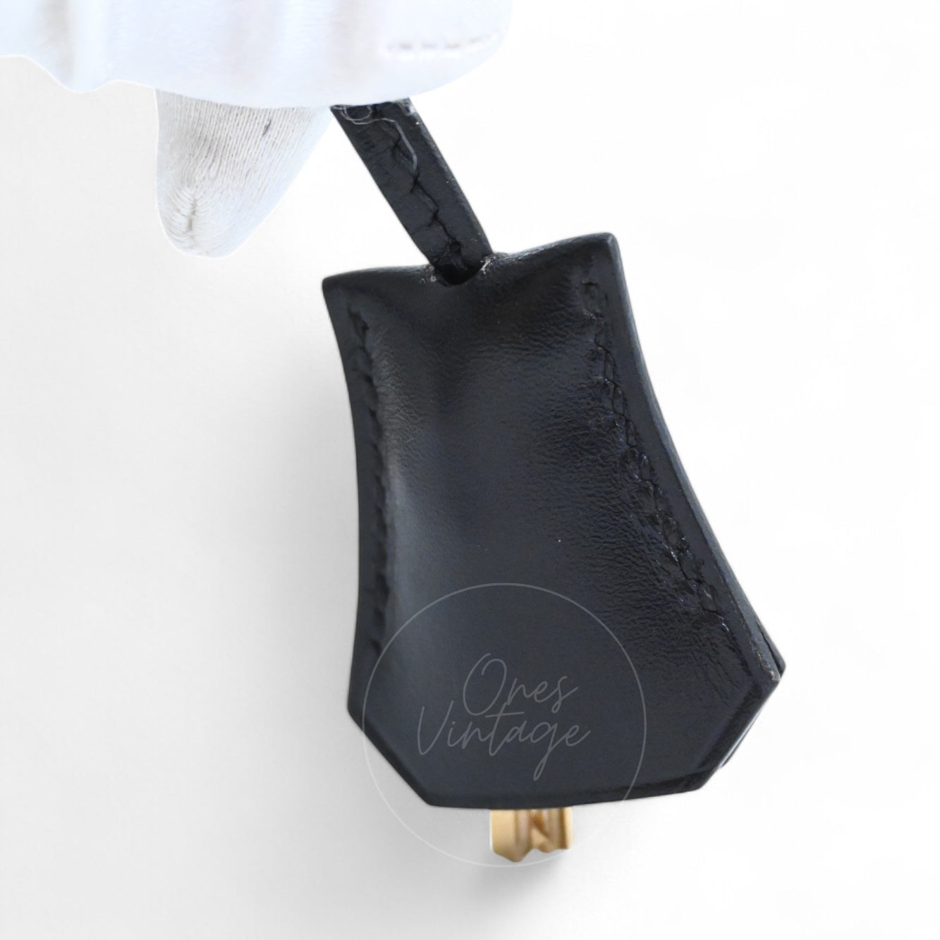 [Pre-owned] Hermes Kelly 28 Black Box GHW Stamp Circle Z