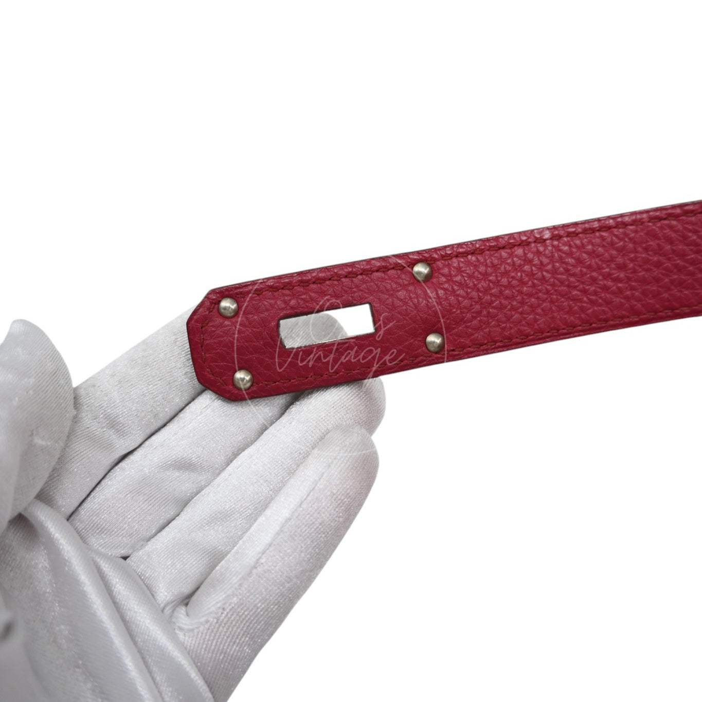 [Pre-owned] Hermès JPG Shoulder Birkin 42 PHW Rubis