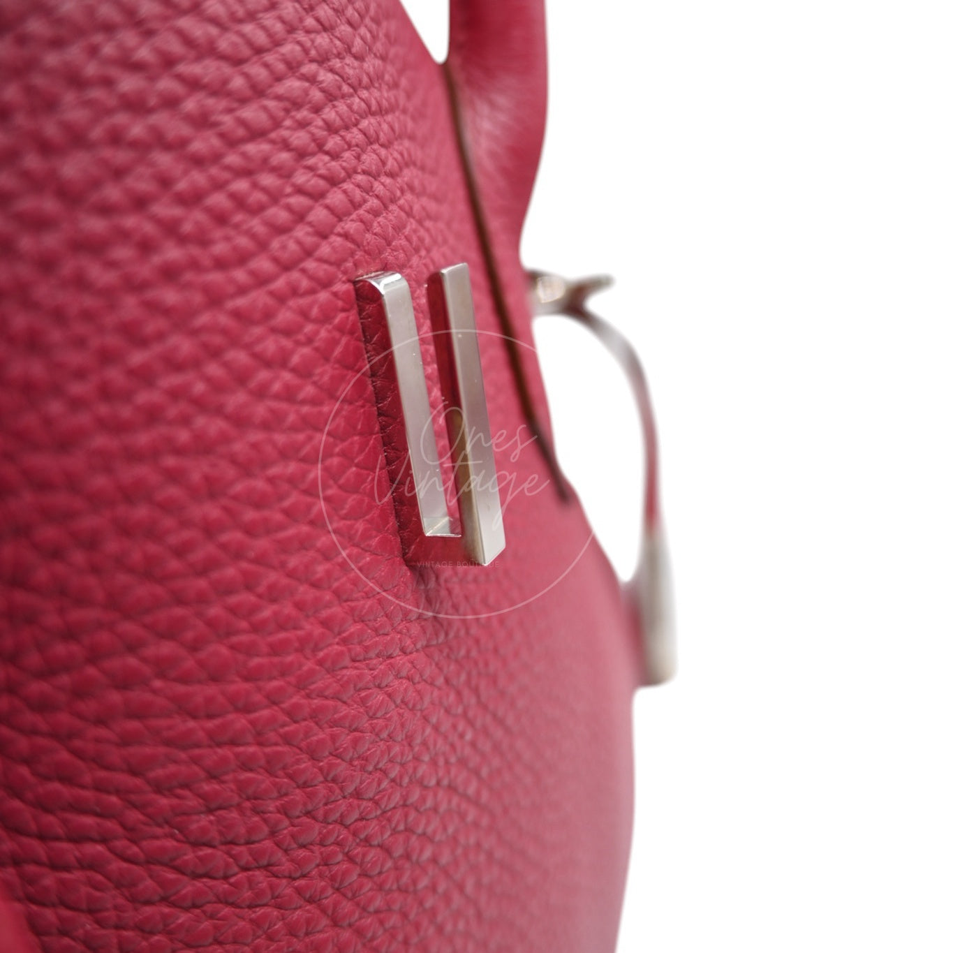 [Pre-owned] Hermès JPG Shoulder Birkin 42 PHW Rubis