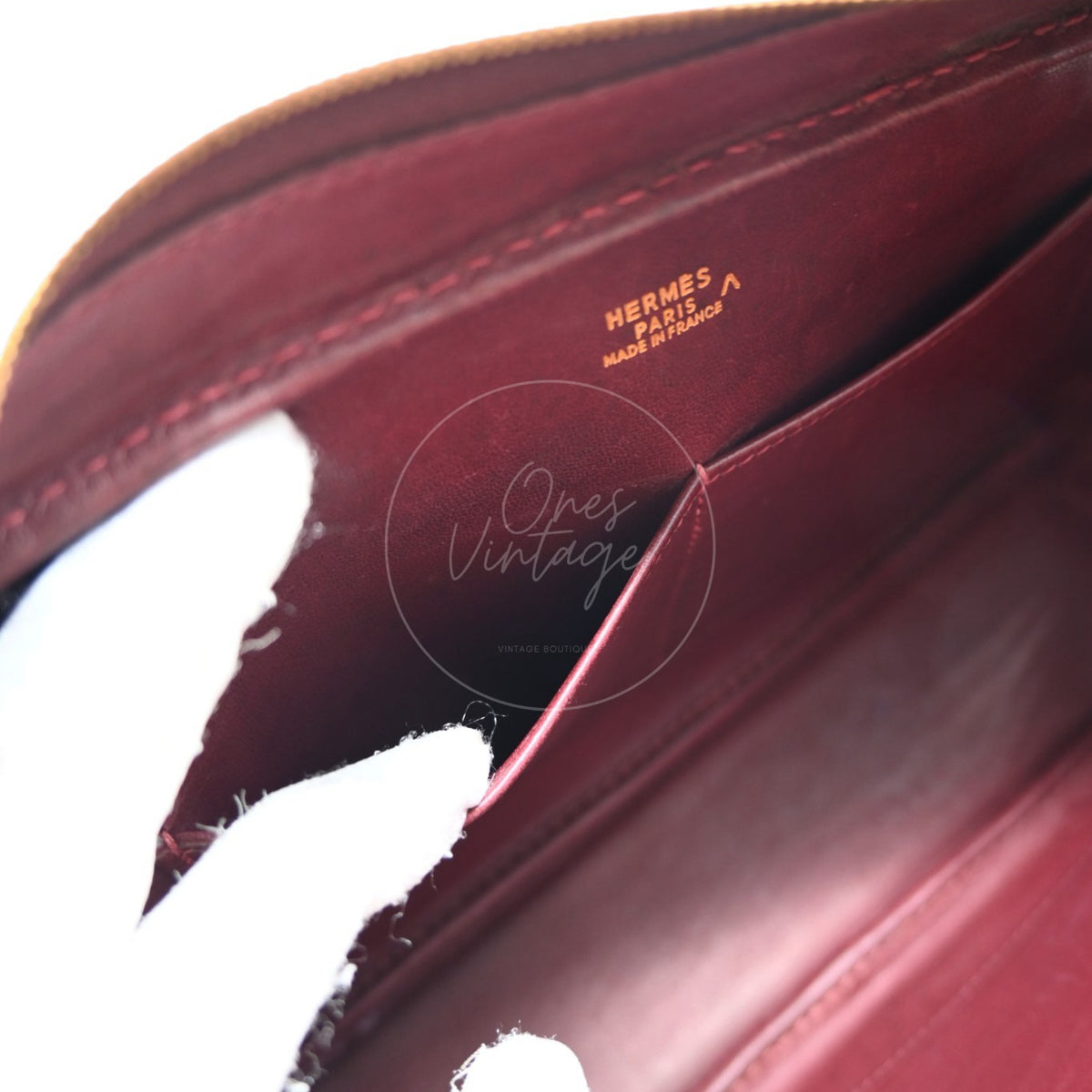 Hermès 28 Plume Elan Burgundy Crocodile Handbag GHW Square F