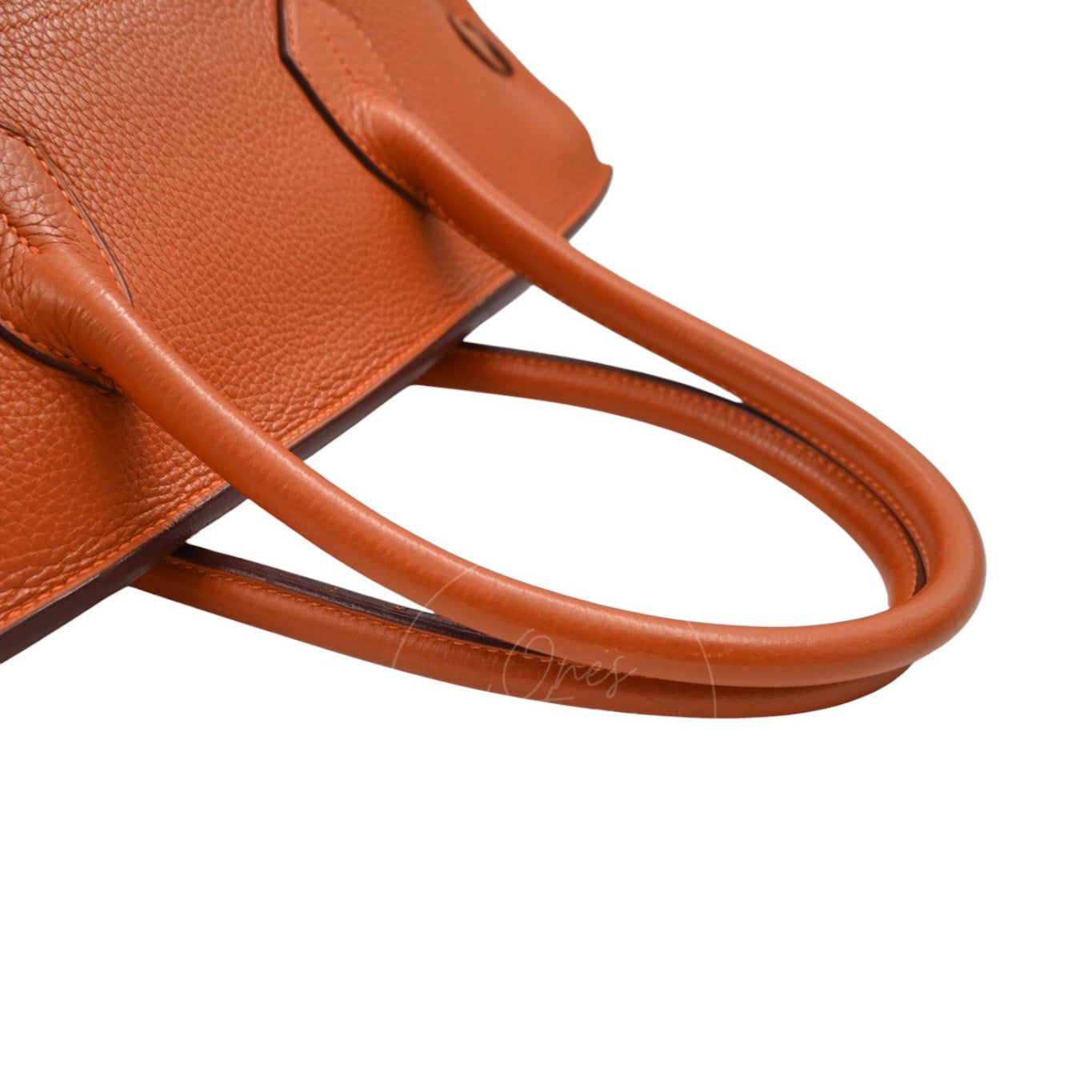 [Pre-owned] Hermes Shoulder Birkin 42 JPG Orange PHW Handbag