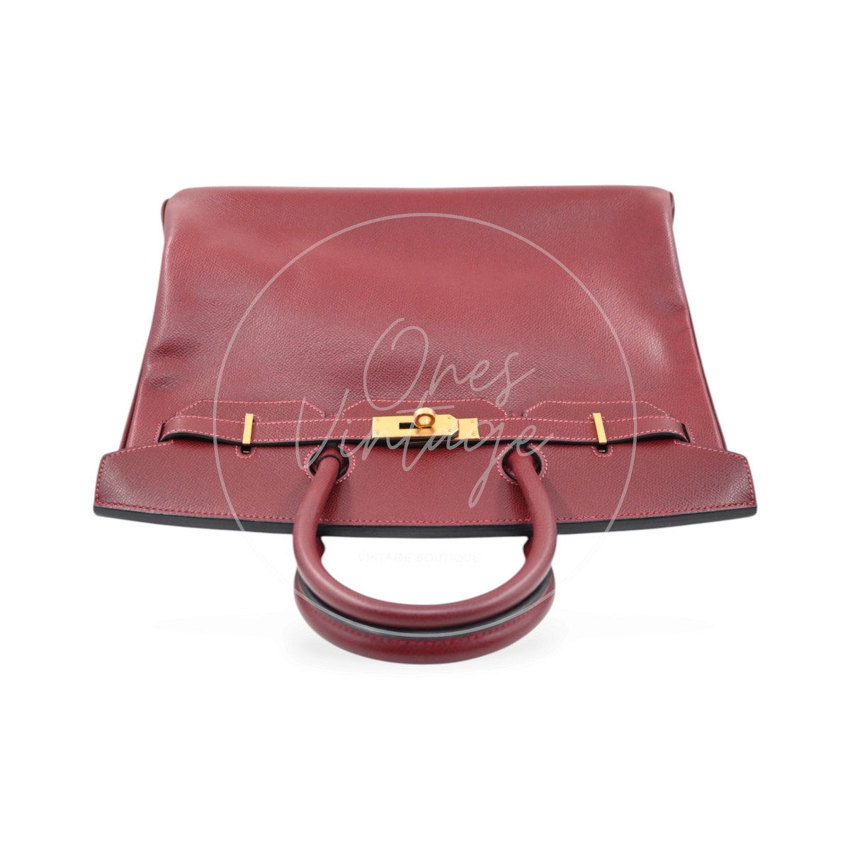 Hermes Birkin 35 Epsom GHW Burgundy Square G