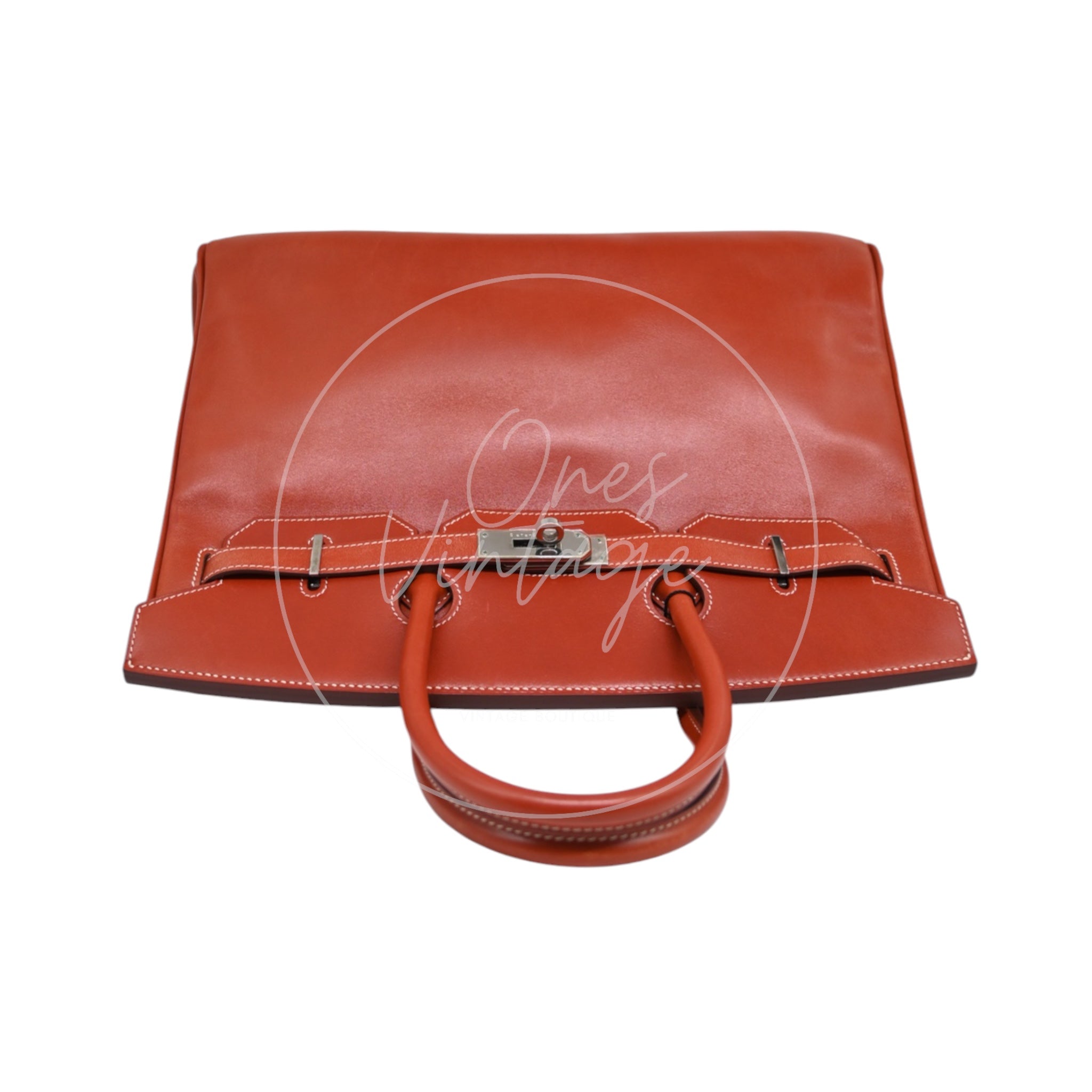 [Pre-Owned] Hermes Birkin 35 Box Leather PHW