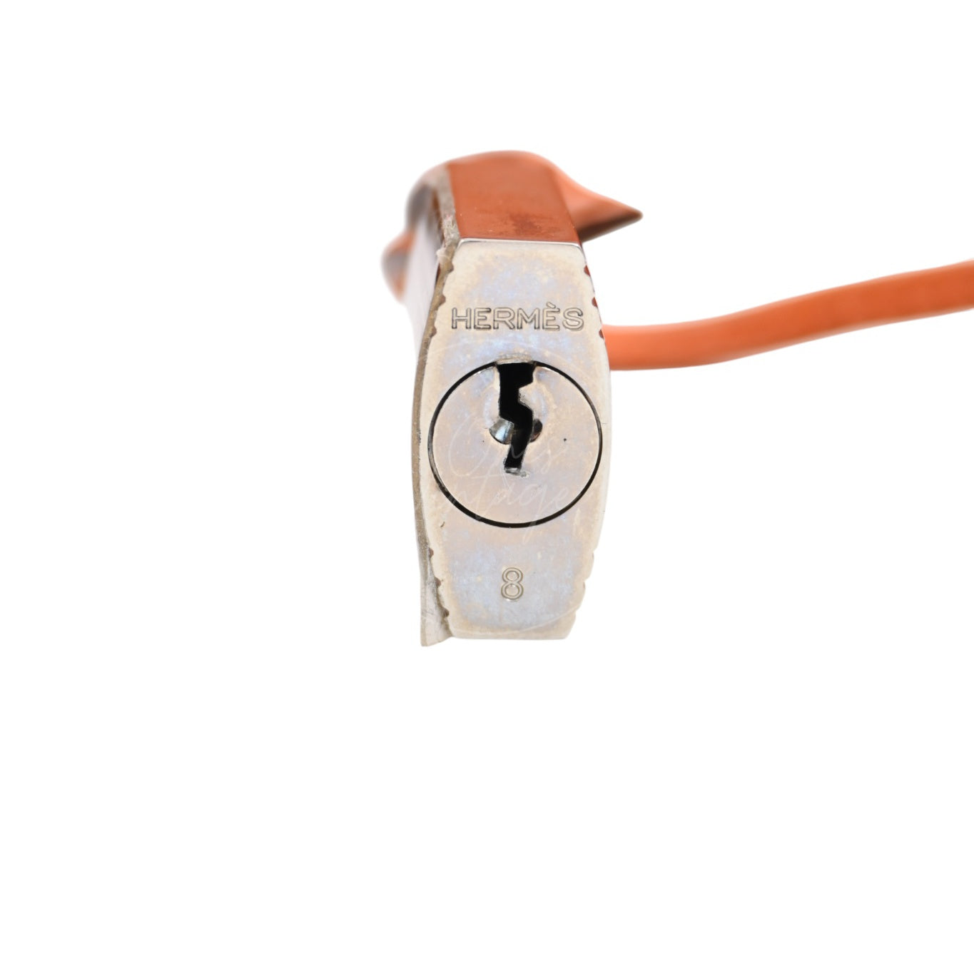 [Pre-owned] Hermes Shoulder Birkin 42 JPG Orange PHW Handbag