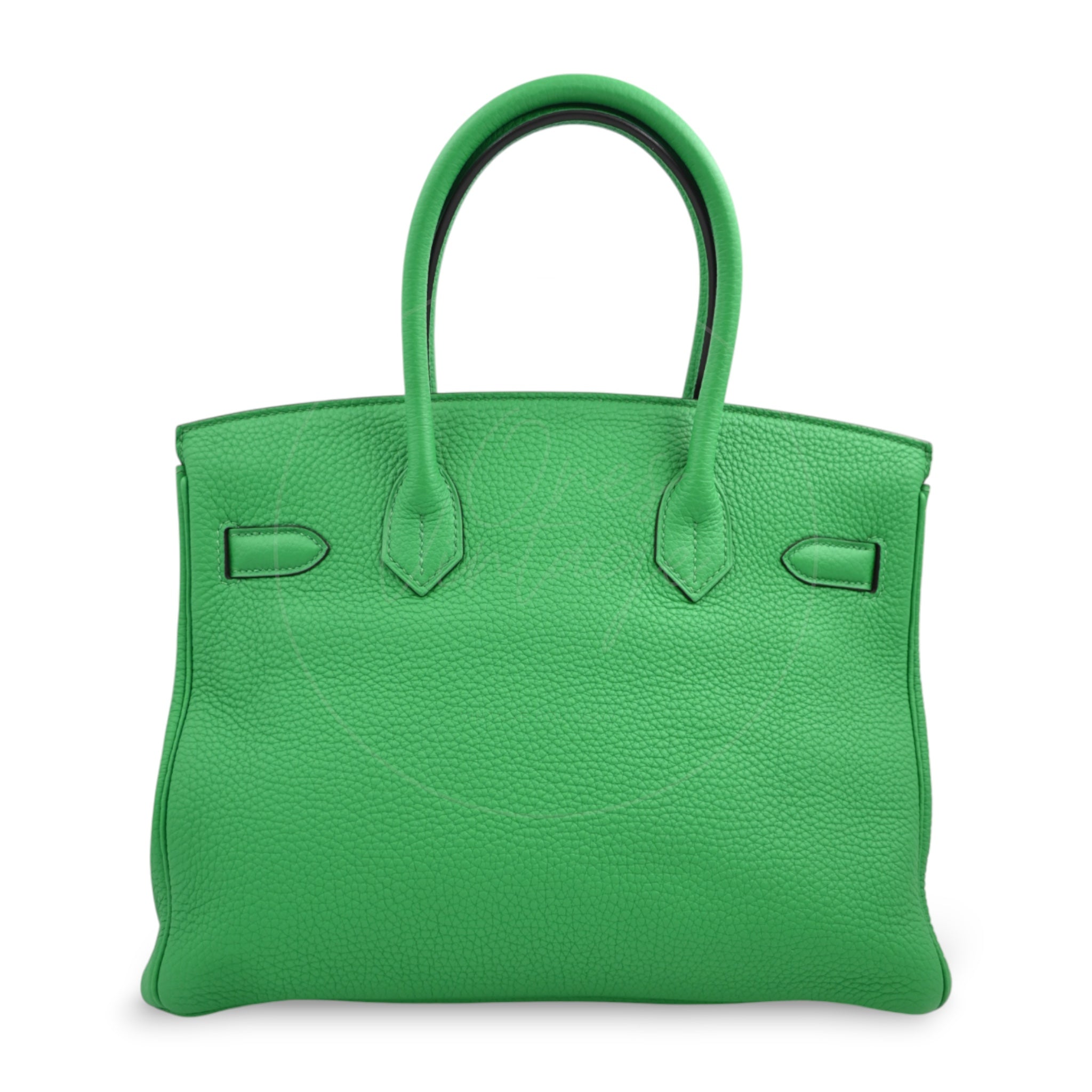 [Pre-owned] Hermes Birkin 30 Stamp Square R Bamboo