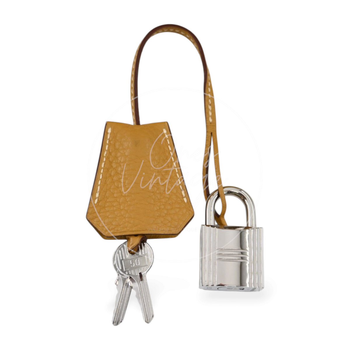 Hermès Birkin Shoulder 42 PHW Yellow Square L