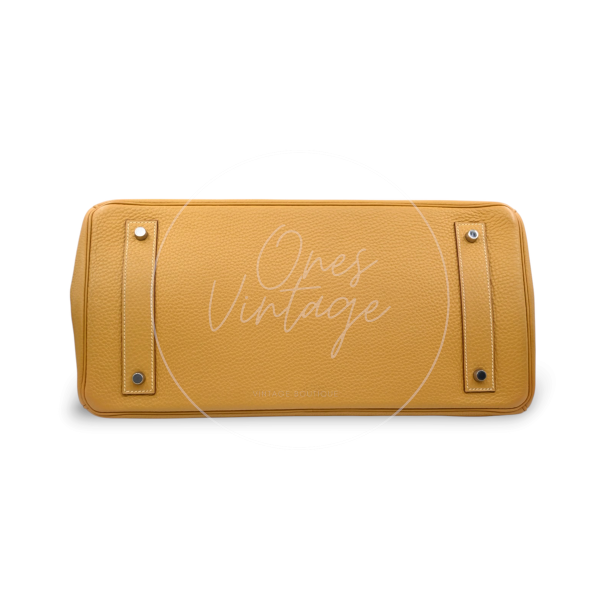 Hermès Birkin Shoulder 42 PHW Yellow Square L