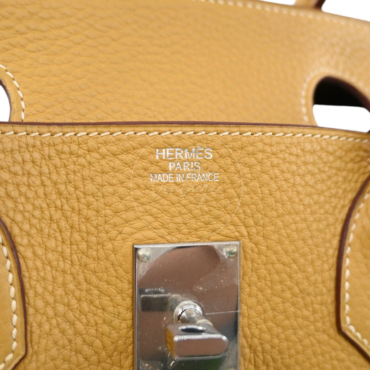 Hermès Birkin Shoulder 42 PHW Yellow Square L