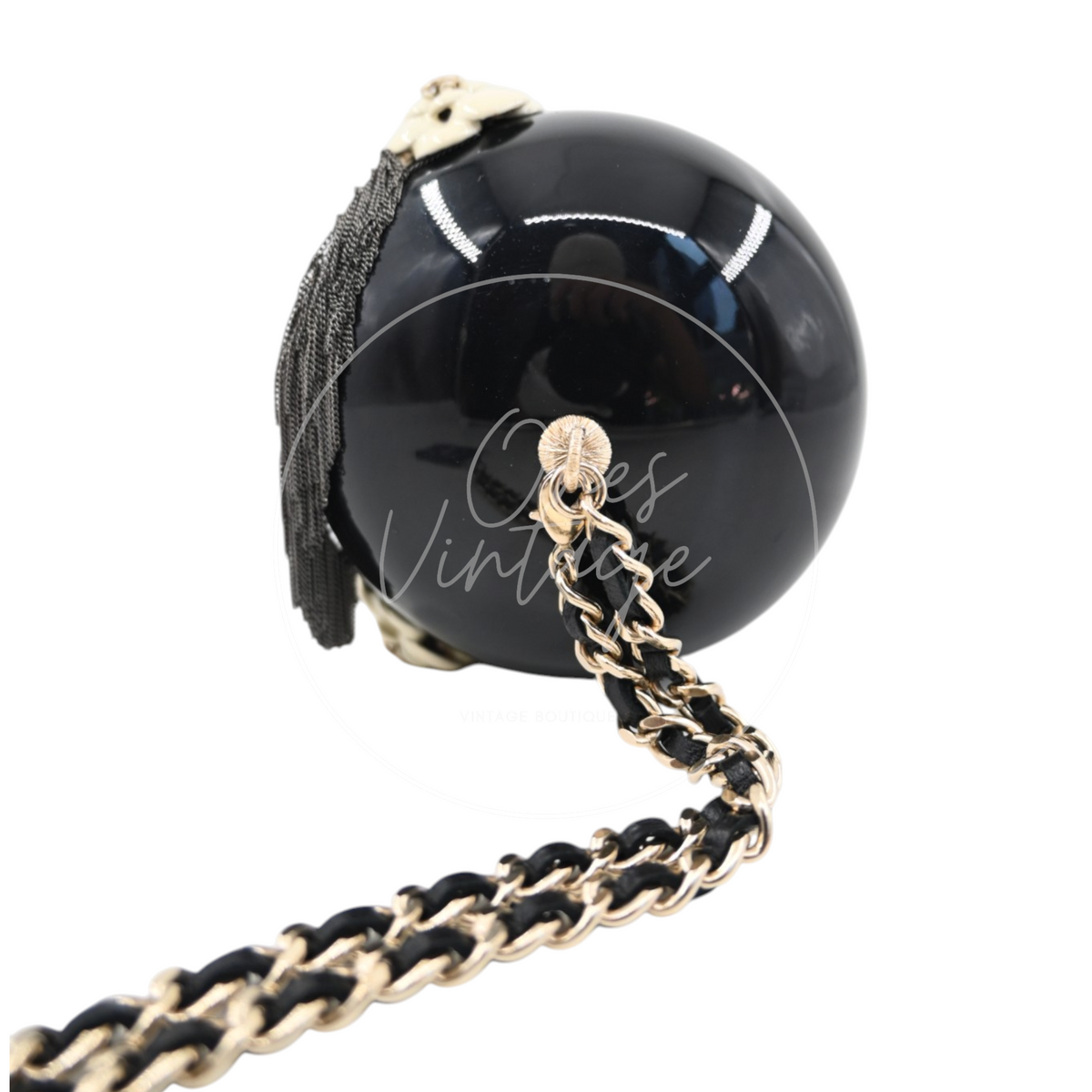 Chanel Resin Paris-Shanghai Doll Evening Bag GHW Black Series 12
