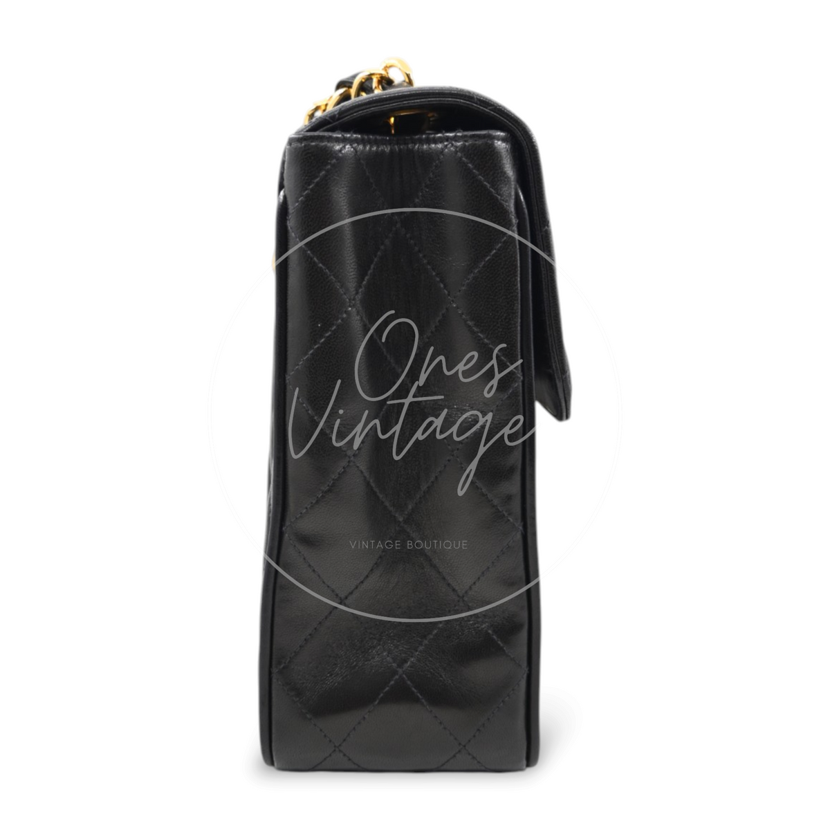 Chanel Classic Flap Jumbo Bag 30cm GHW Black Series 3